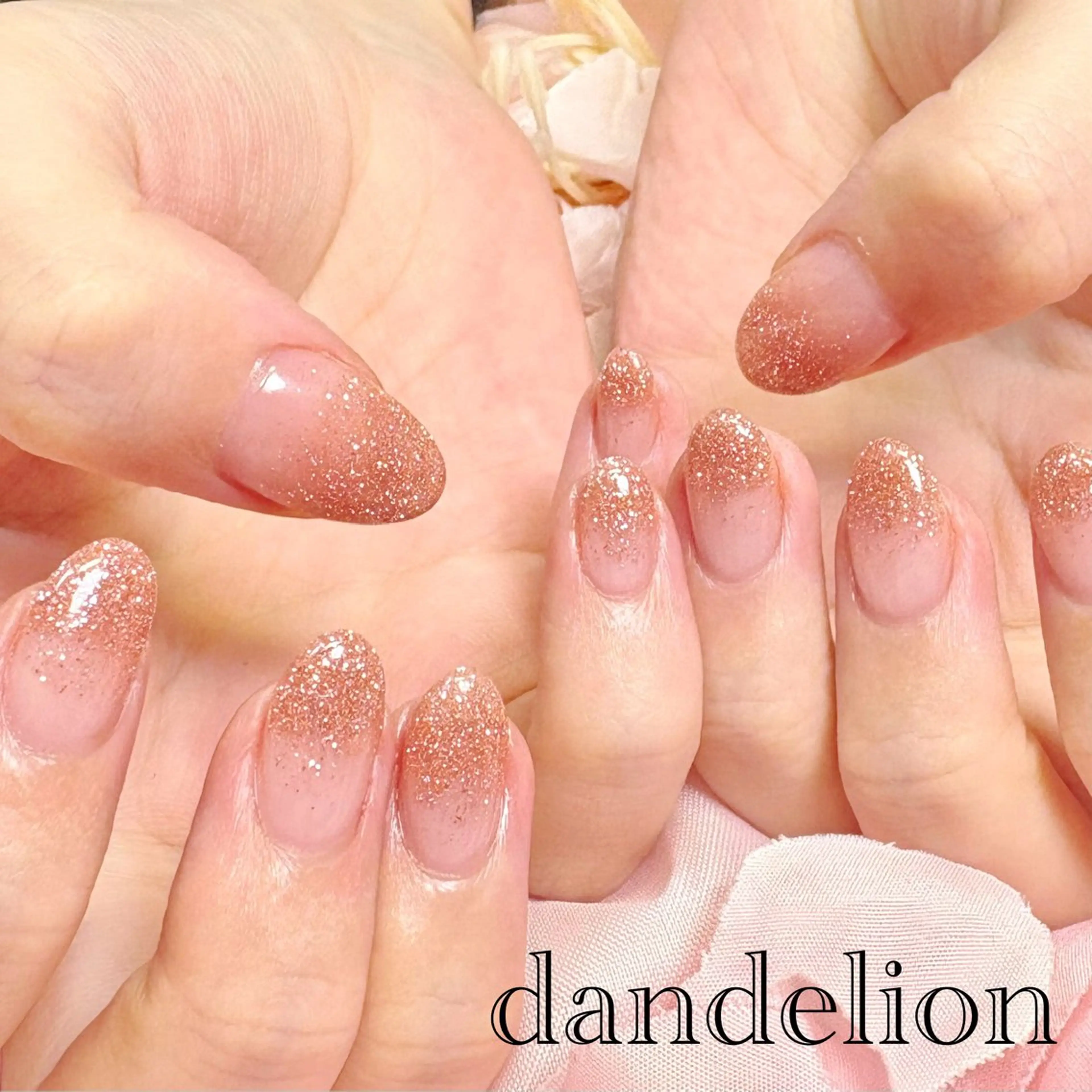 ネイル ハンドネイル ハンドケア dandelion ダンデライオンのネイルデザイン