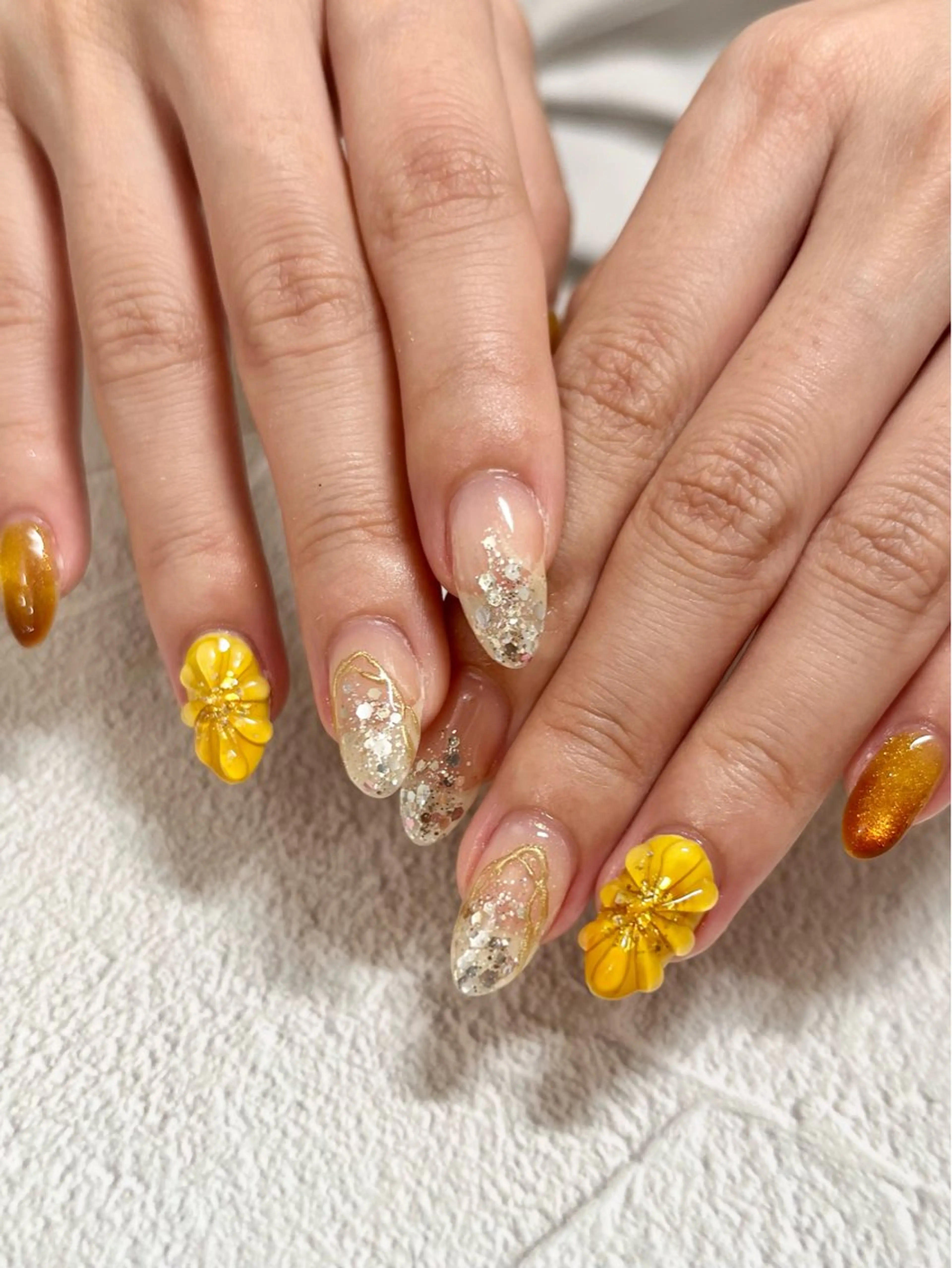 ネイル ハンドネイル TOPAZ恵比寿所属・Tsuno Nagisaのネイルデザイン