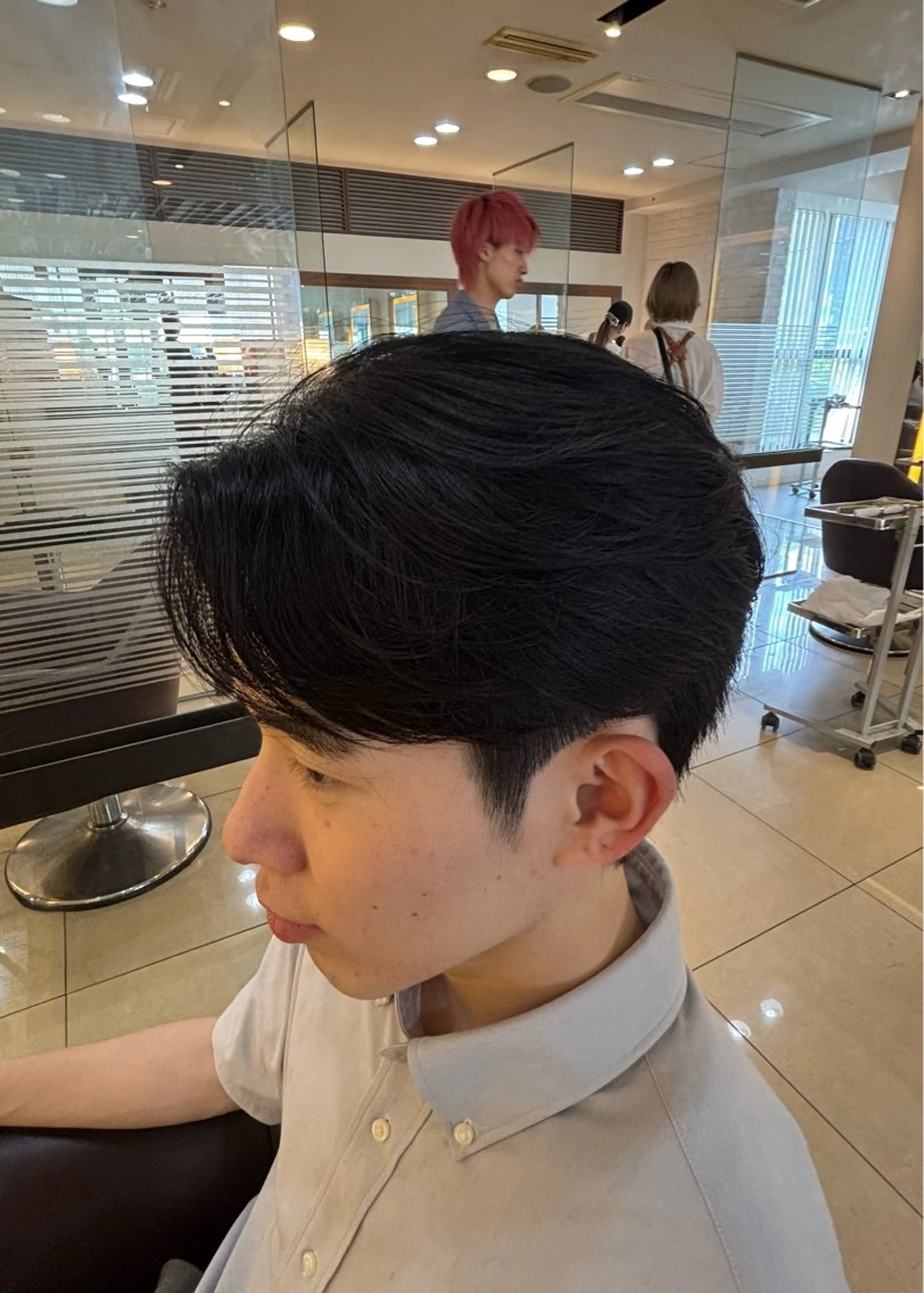 パーマ メンズ 辻野 光希のヘアスタイル