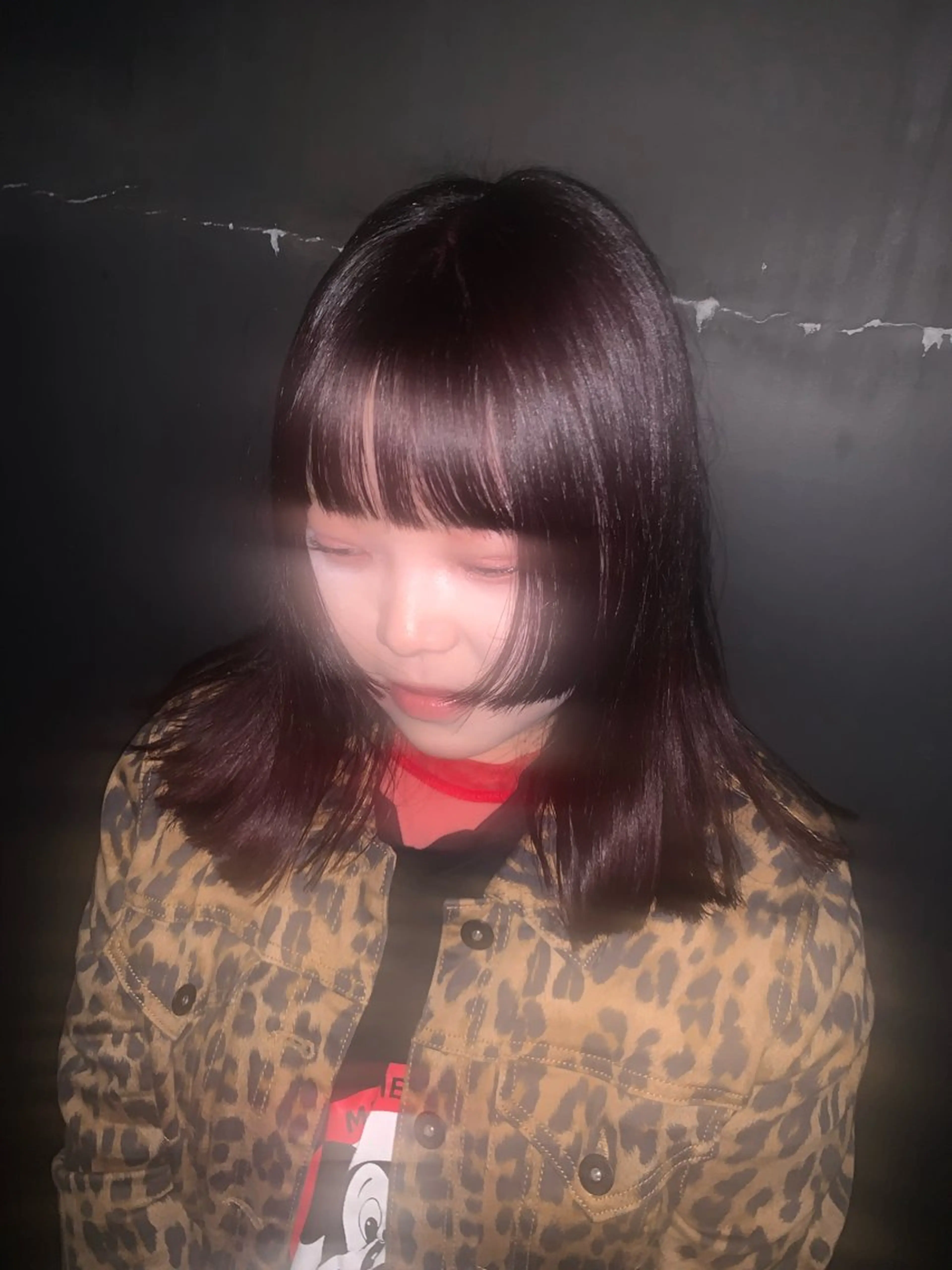 ミディアム カラー レッドカラー 姫カット ヘアカラー トリートメント THE./ブリーチ 透感カラー/髪質改善のヘアスタイル