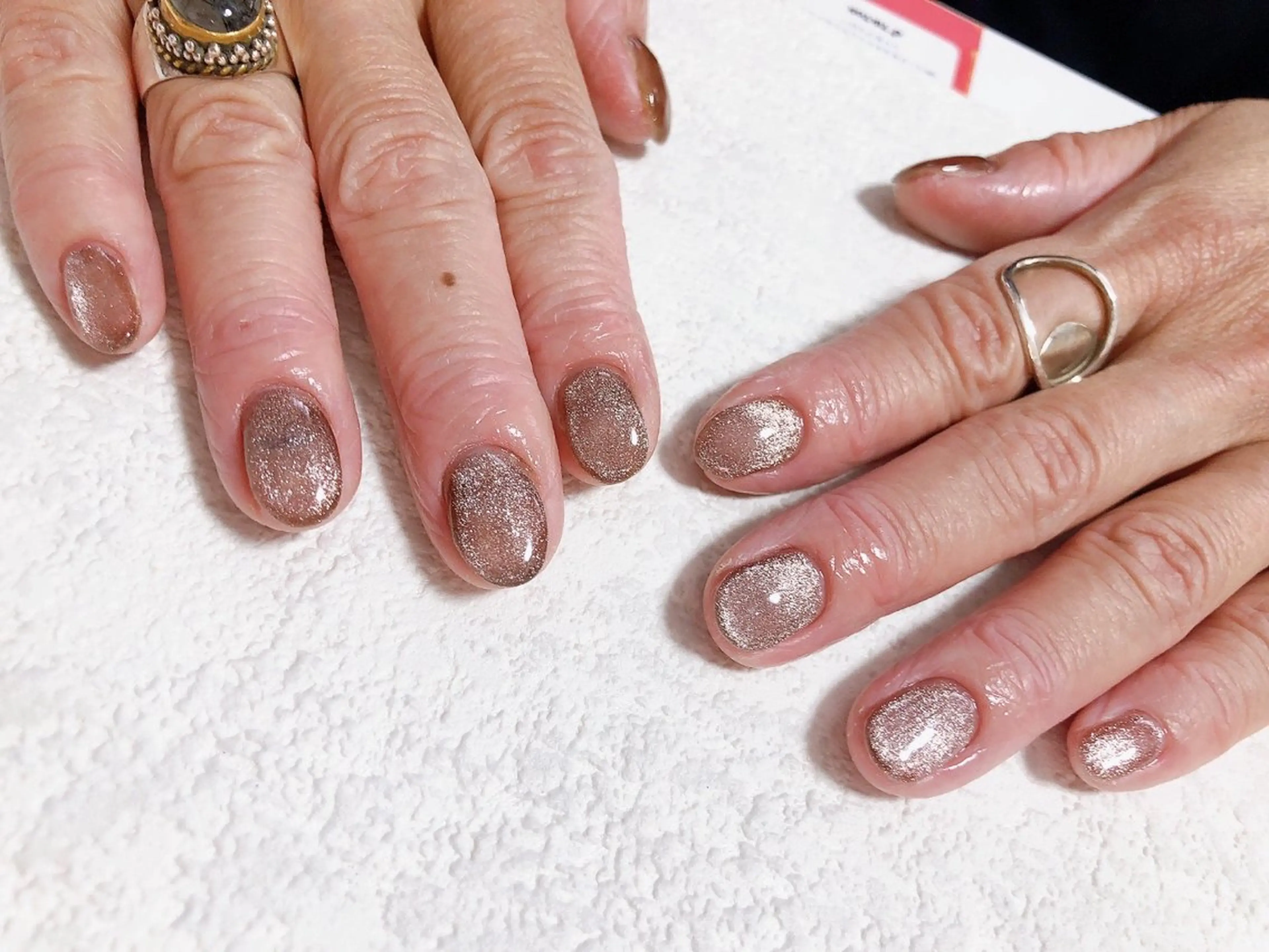 ネイル オーロラネイル フットネイル フレンチネイル ジェルネイル 韓国ネイル kiki nail たまプラーザのネイルデザイン