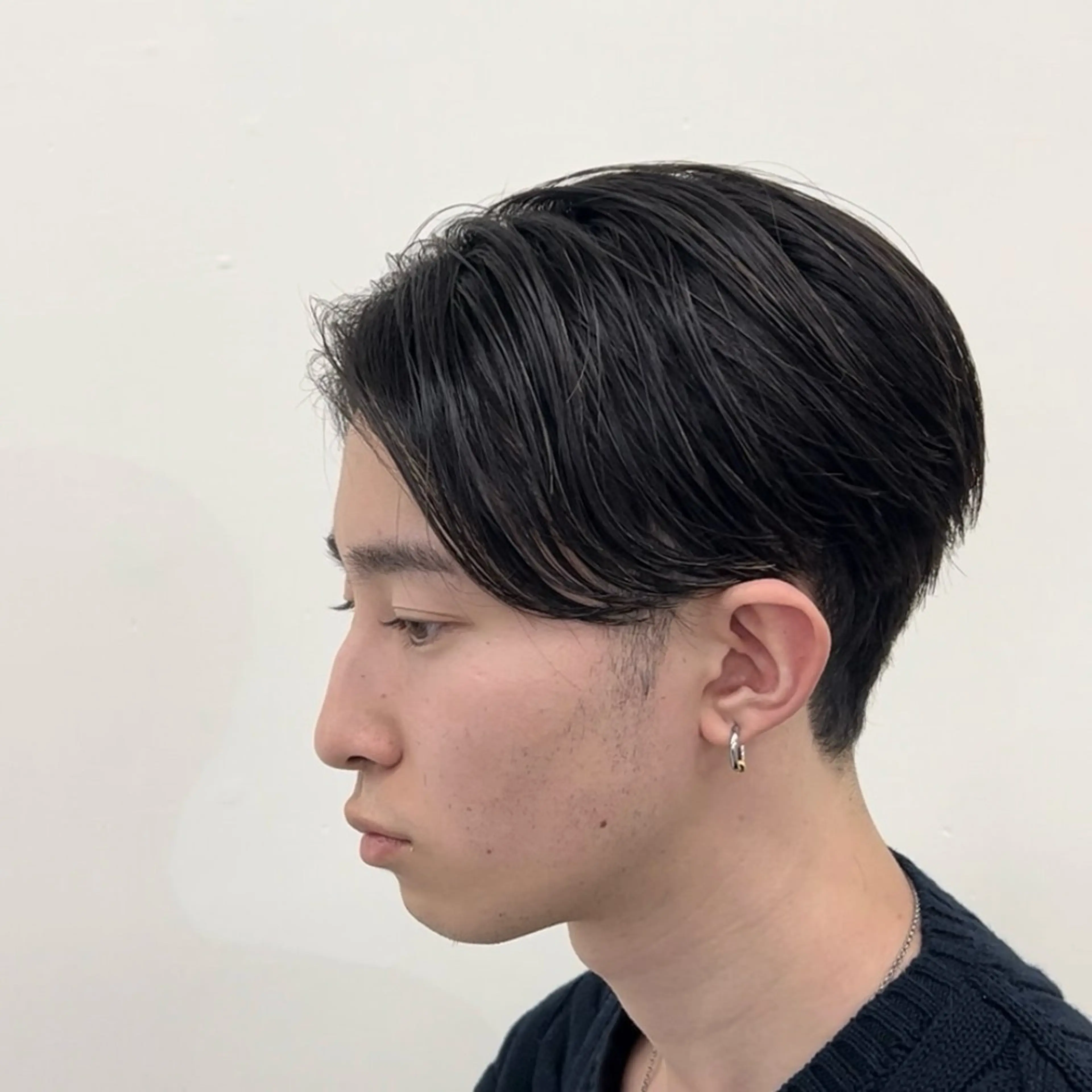 ショート パーマ メンズ メンズパーマ 縮毛矯正 ストレートパーマ カット 縮毛矯正 カラー/メンズパーマ 岩角昂音のヘアスタイル