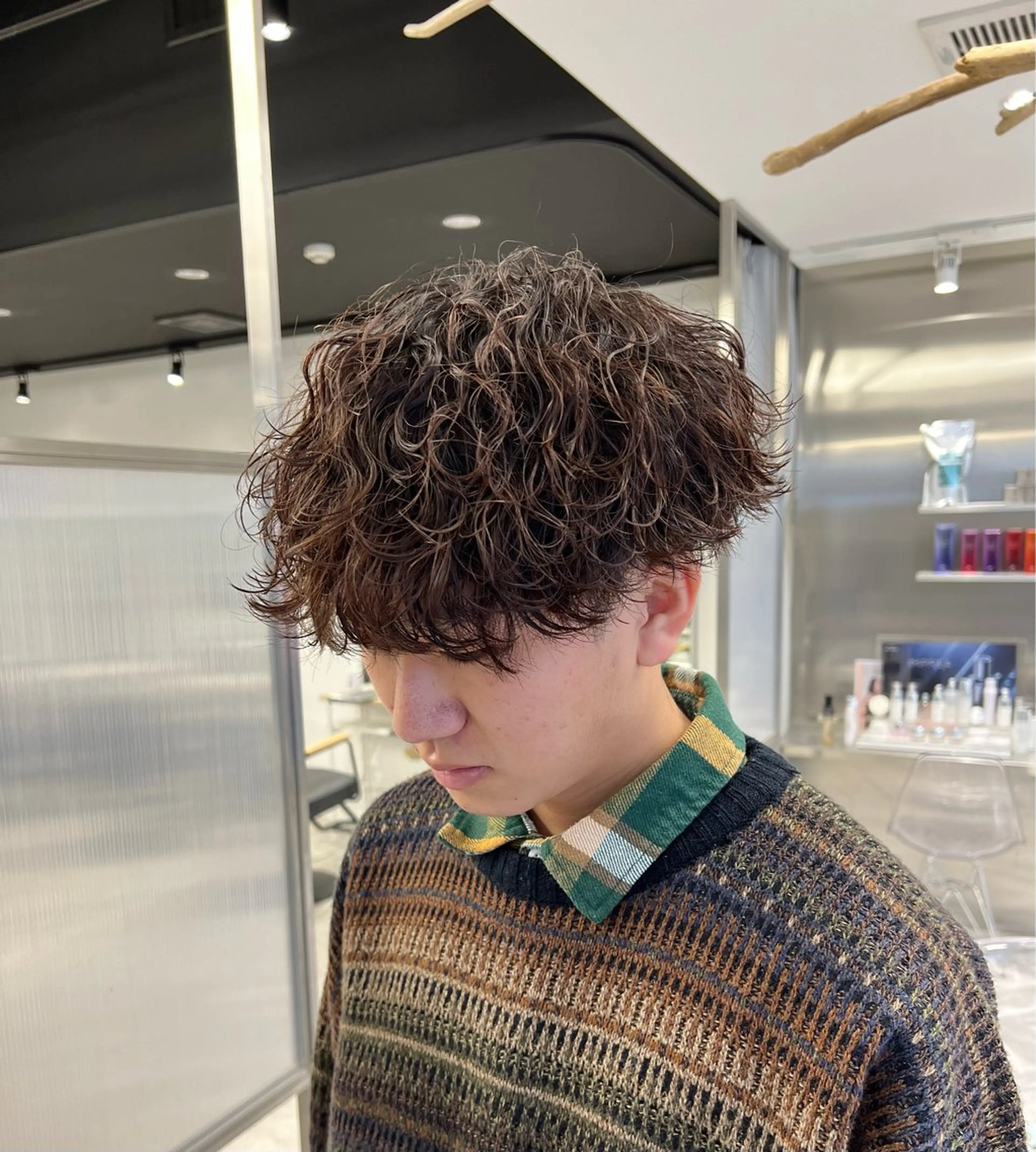 パーマ メンズ カット パーマ 【圧倒的センス】 まる/メンズカラーのヘアスタイル