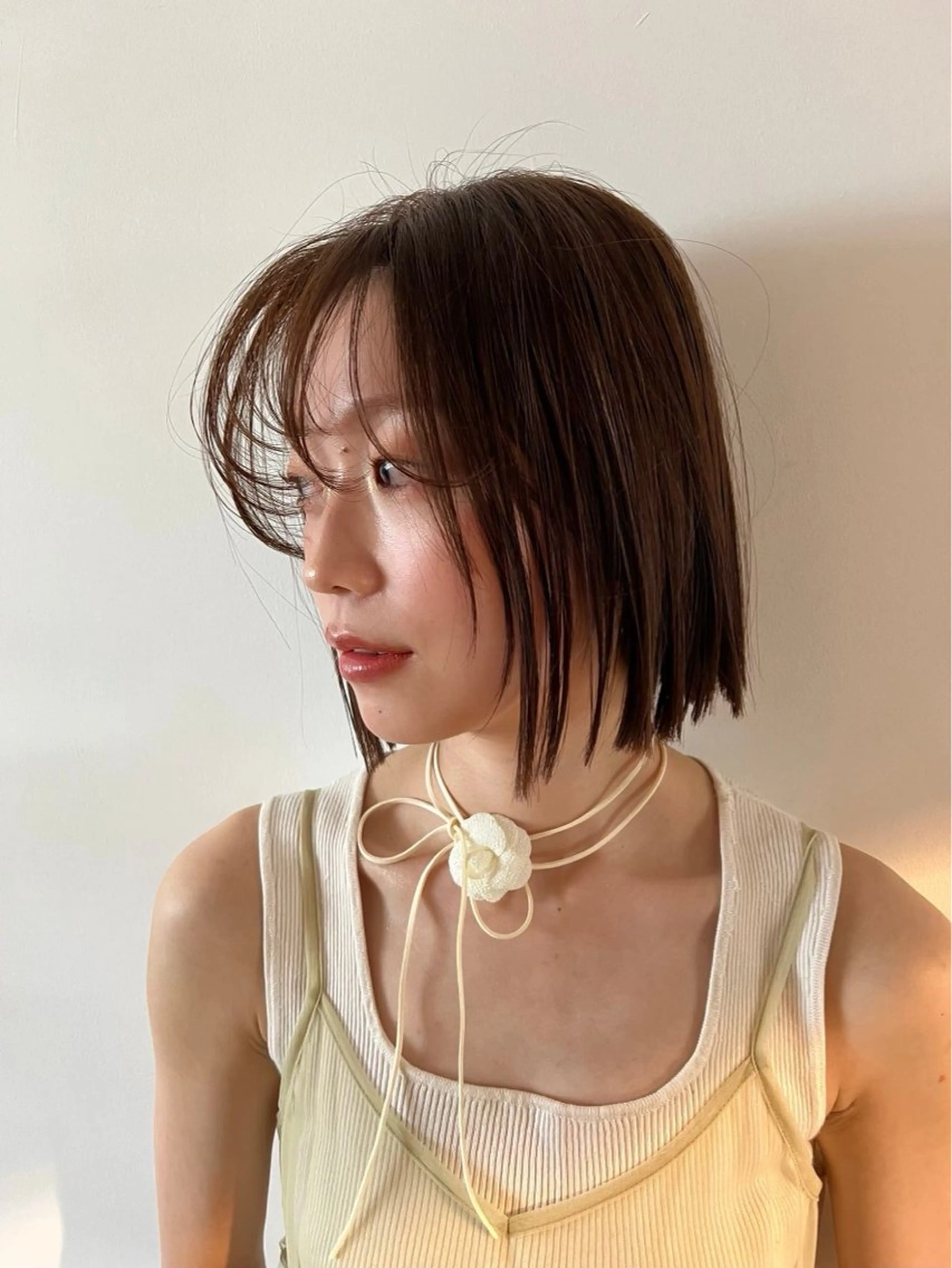 【おすすめナチュラルブラウンカラー🍄‍🟫🤎】　　　　　　　　　　　　　ブリーチなしワンカラーで可愛く垢抜け💗の写真