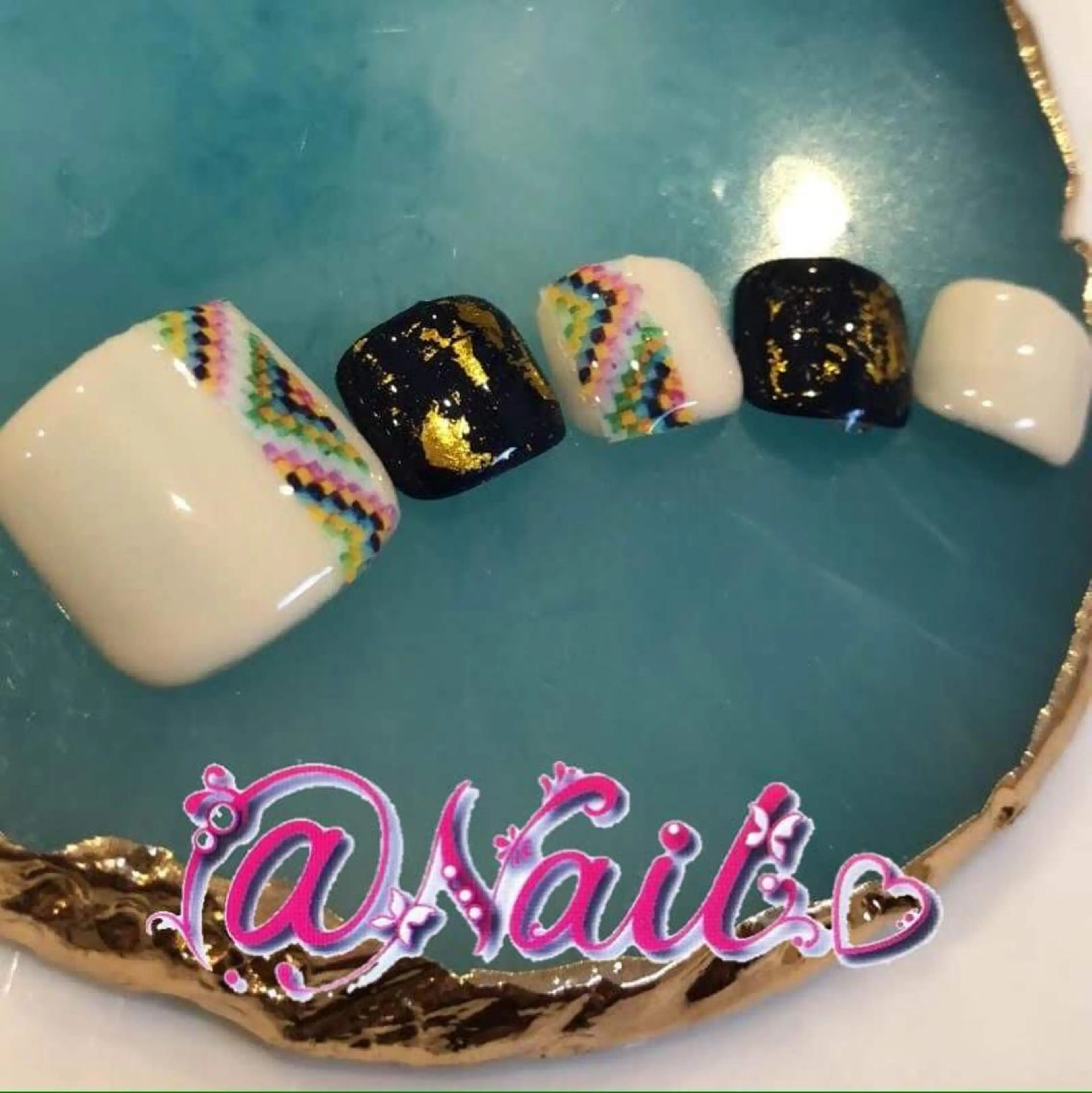 ネイル ネイルチップ 小尾 栞のネイルデザイン