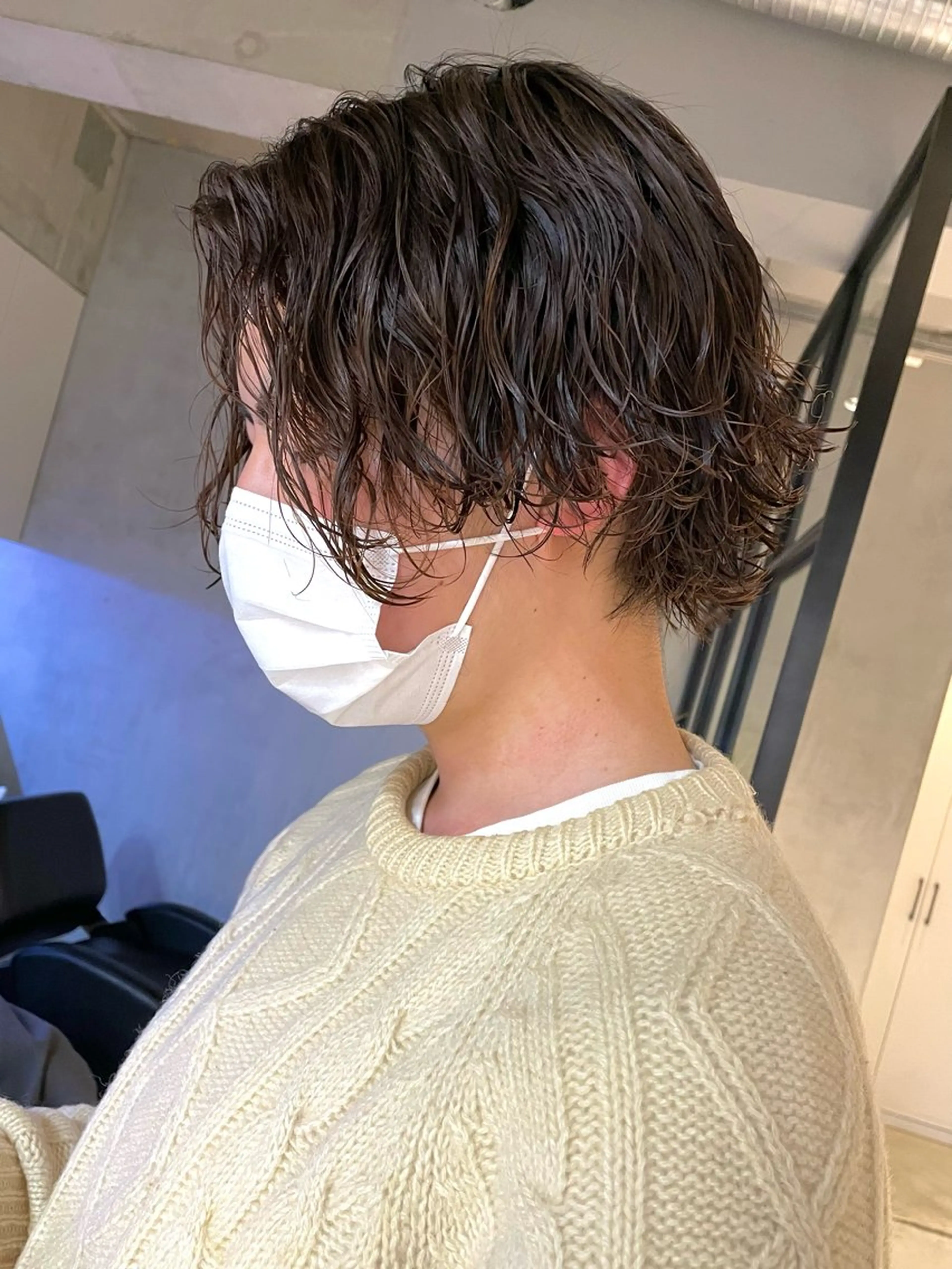 ミディアム ミディアムパーマ パーマ 仲井間　賢雄 fifthのヘアスタイル
