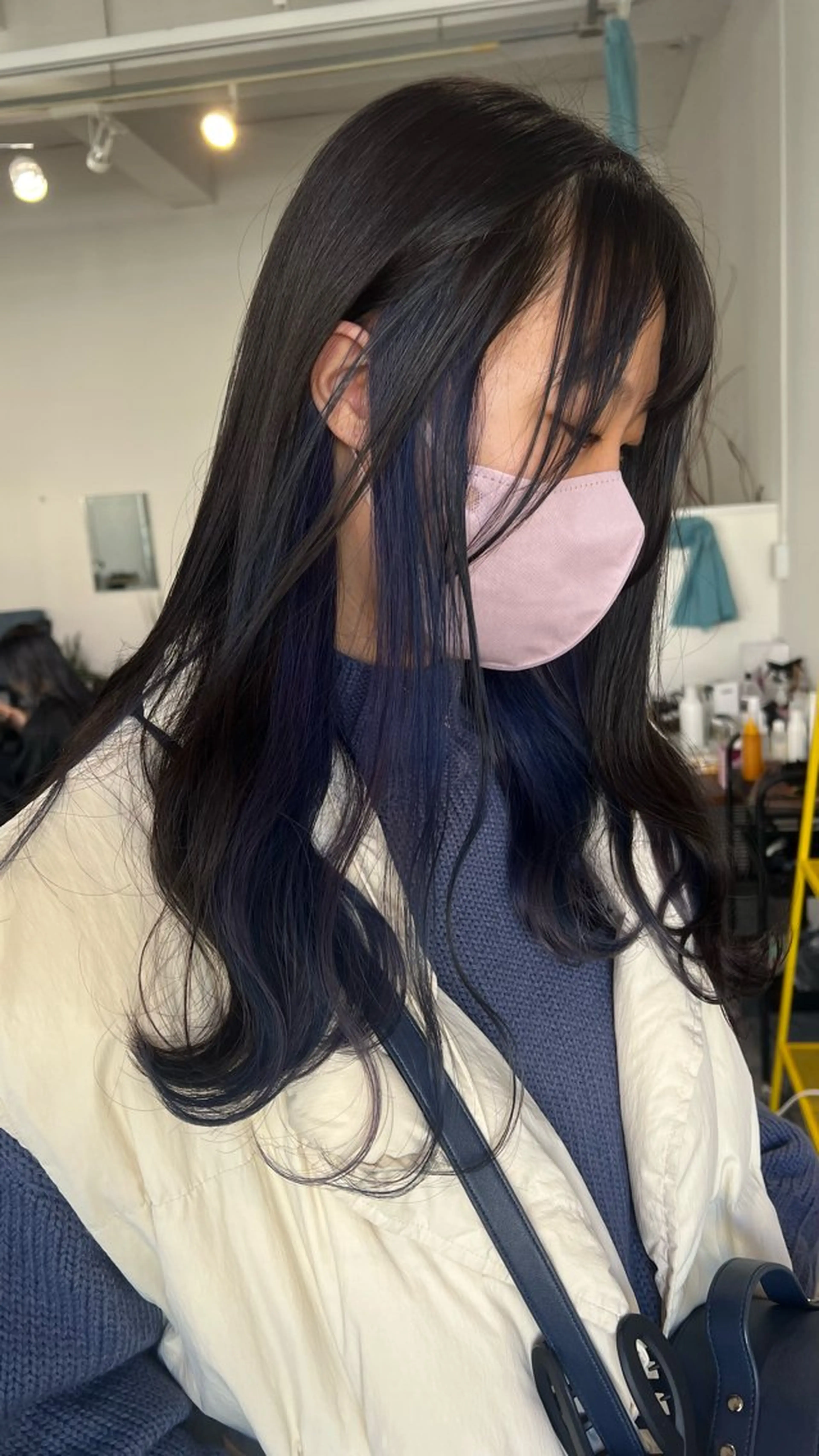 ロング カラー 🌈re-room EIKI🇰🇷のヘアスタイル