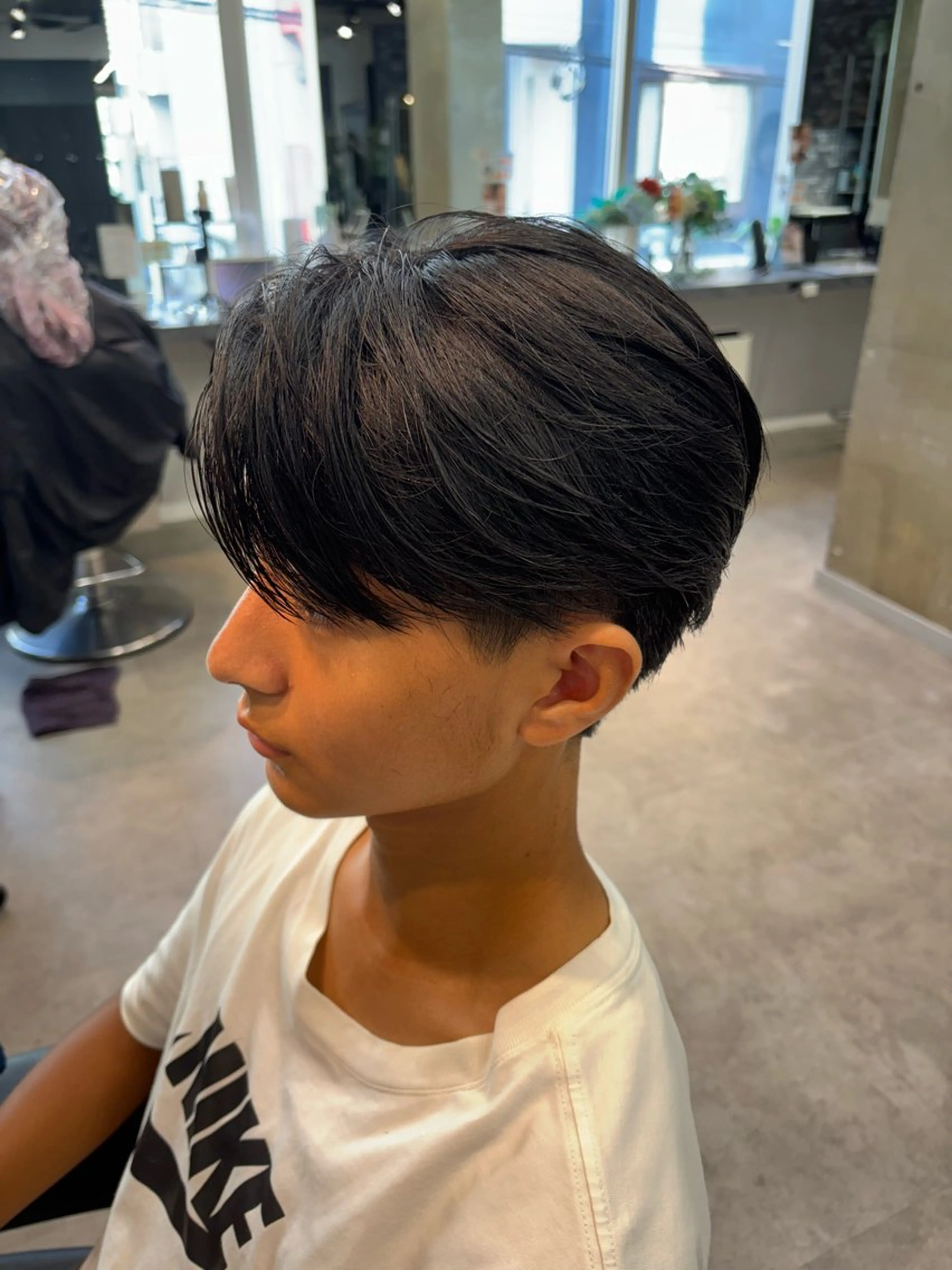 メンズ センターパート 学生（メンズ向け） 透明感カラー/メンズ カット/KOIROのヘアスタイル