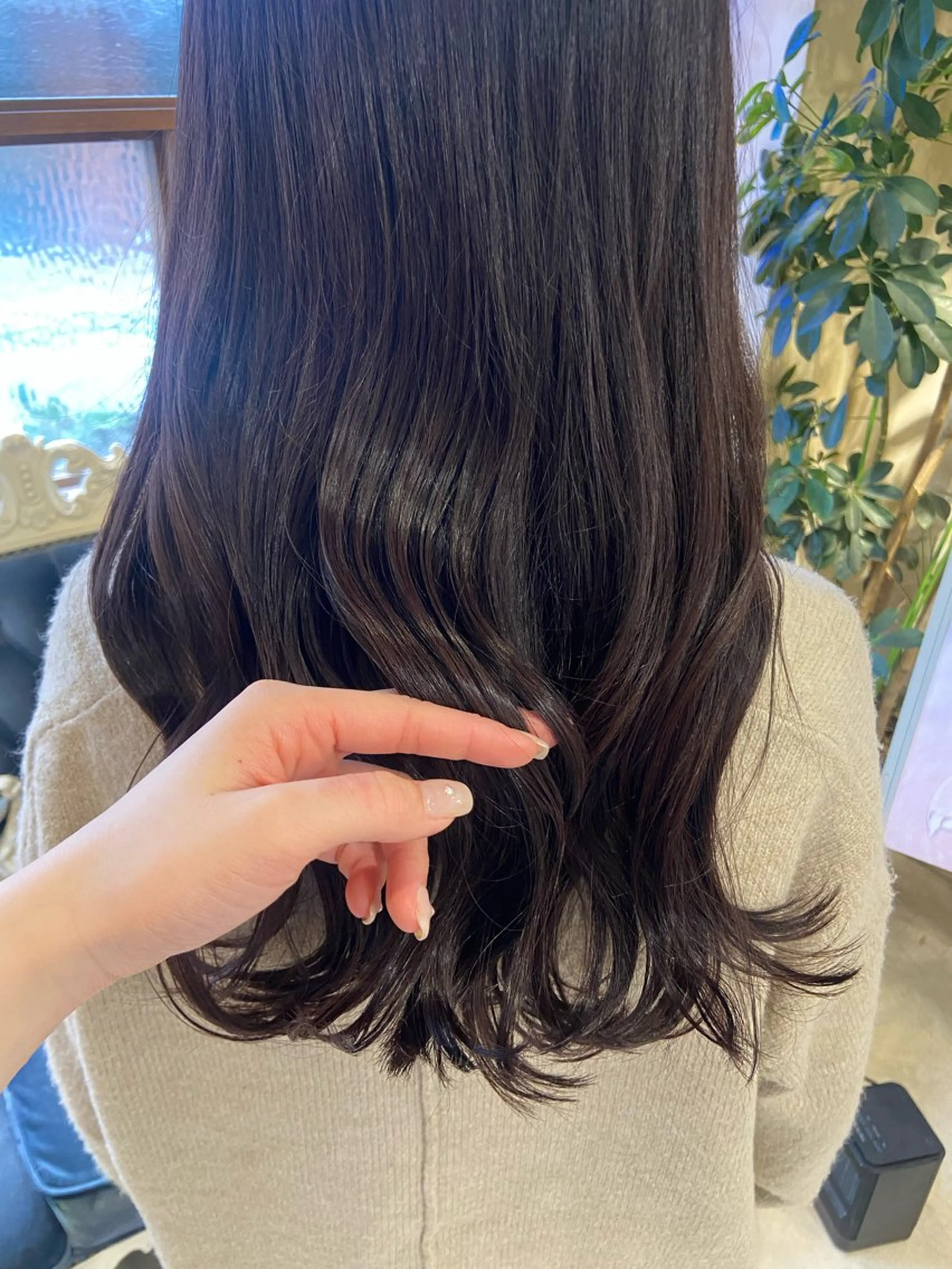 ロング カラー ENIEN MAKE'S 立川所属・綾/ベージュカラー /パーマ🩰のヘアスタイル