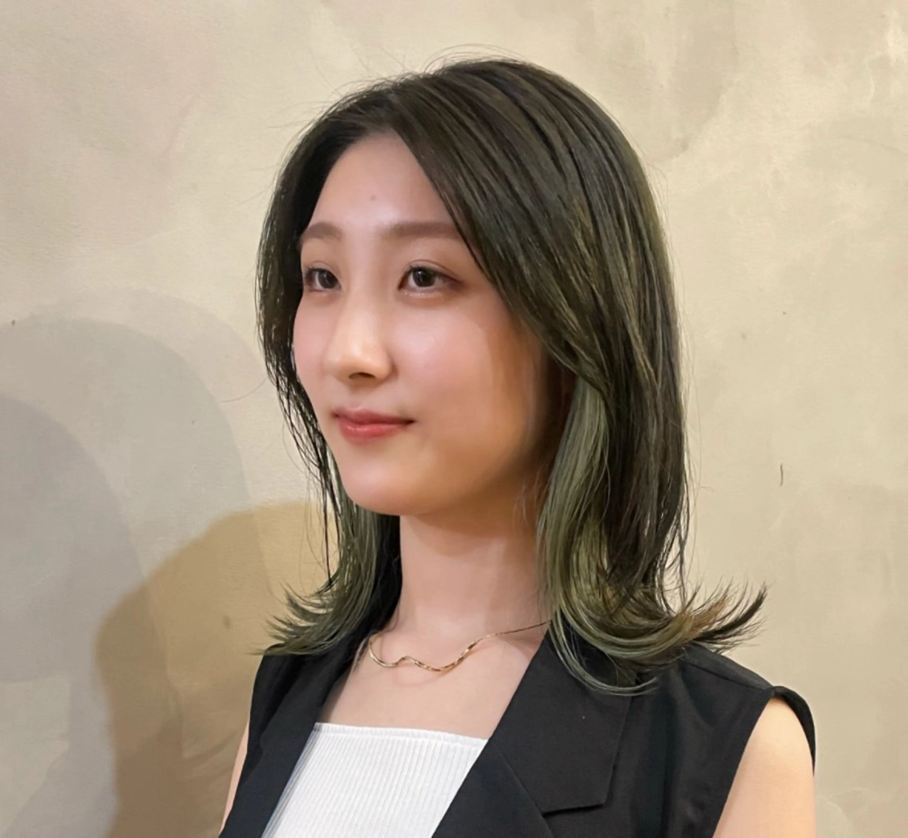 ミディアム カラー tete nico所属・似合わせ/ヘアカラー nanami🌸のヘアスタイル