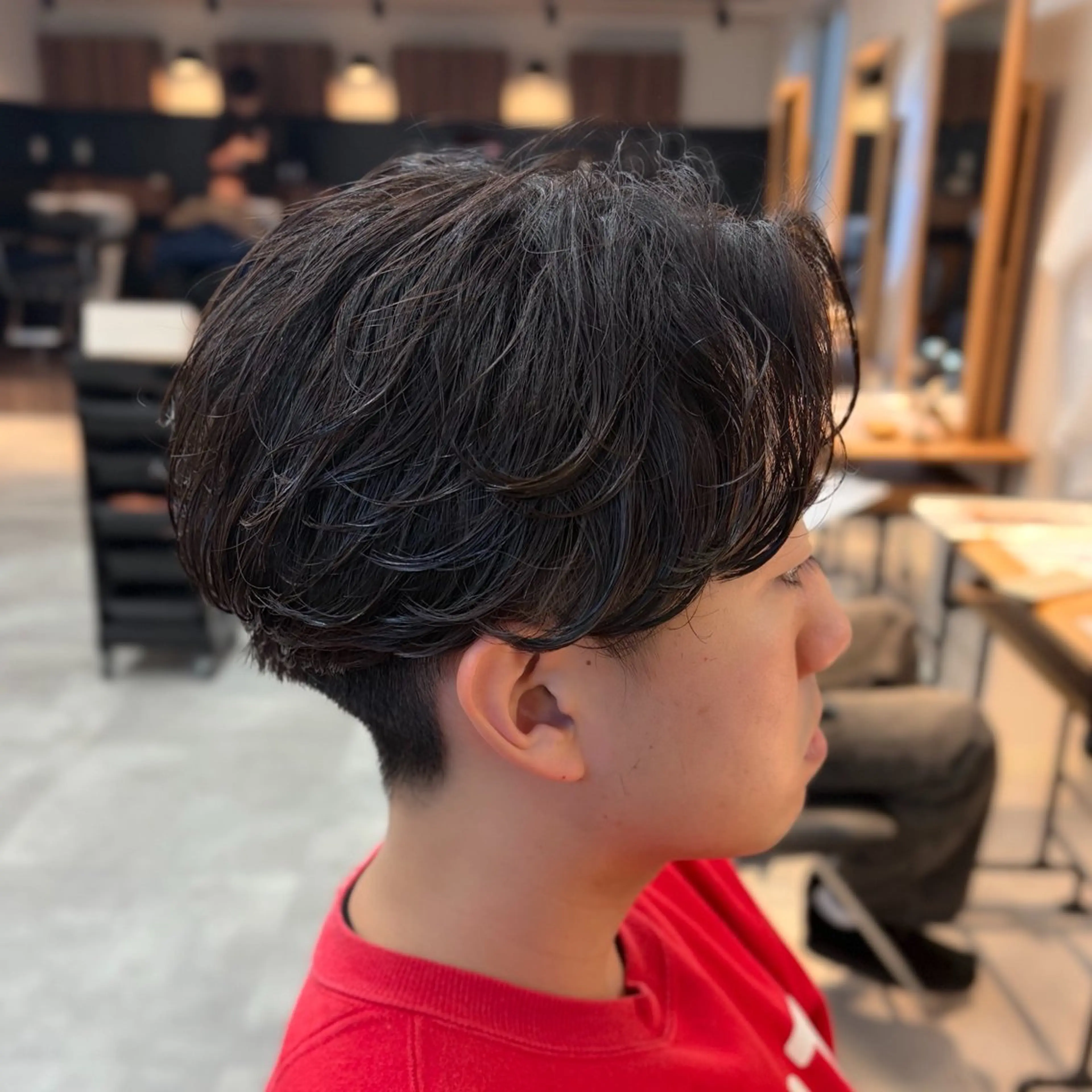 パーマ メンズ センターパート メンズパーマ ニュアンスパーマ カット パーマ 男の理想を叶える🔥 メンズパーマ特化|関のヘアスタイル