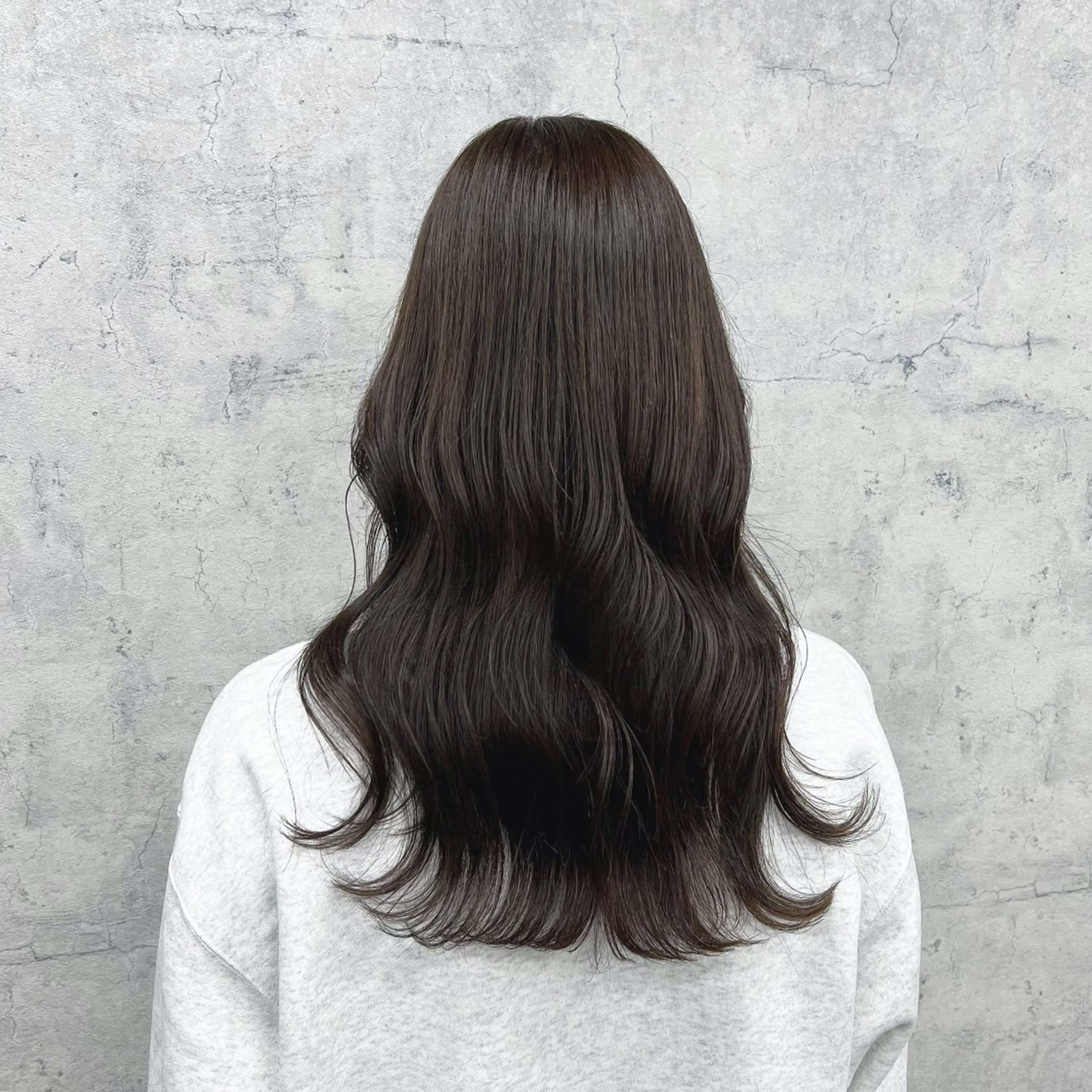 ロング カラー カット ヘアカラー JUNSHIN🦋 ヘアセット／カラーのヘアスタイル