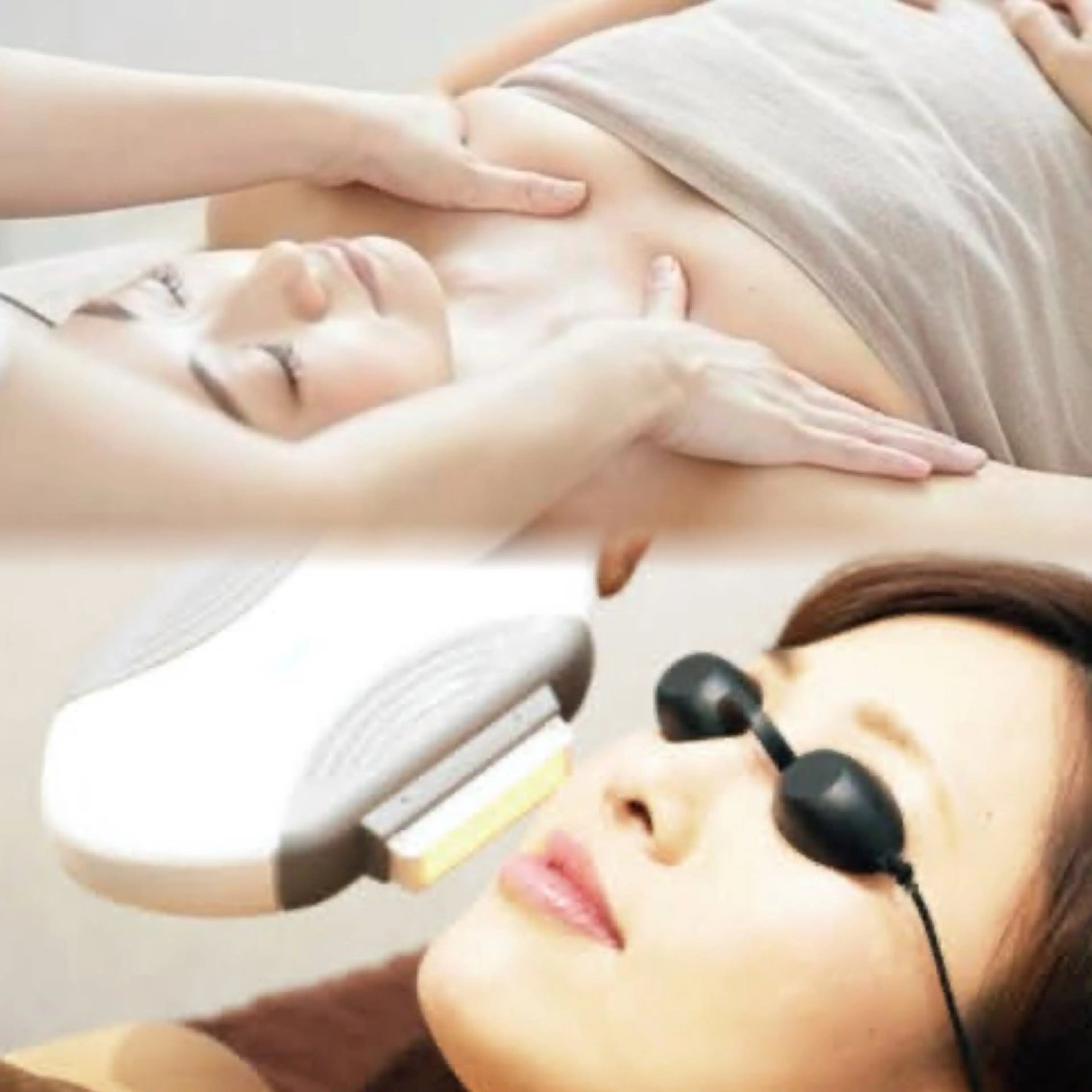 【初回】フォトクリスタルフェイシャル×デコルテ・肩甲骨周りマッサージ付きの写真