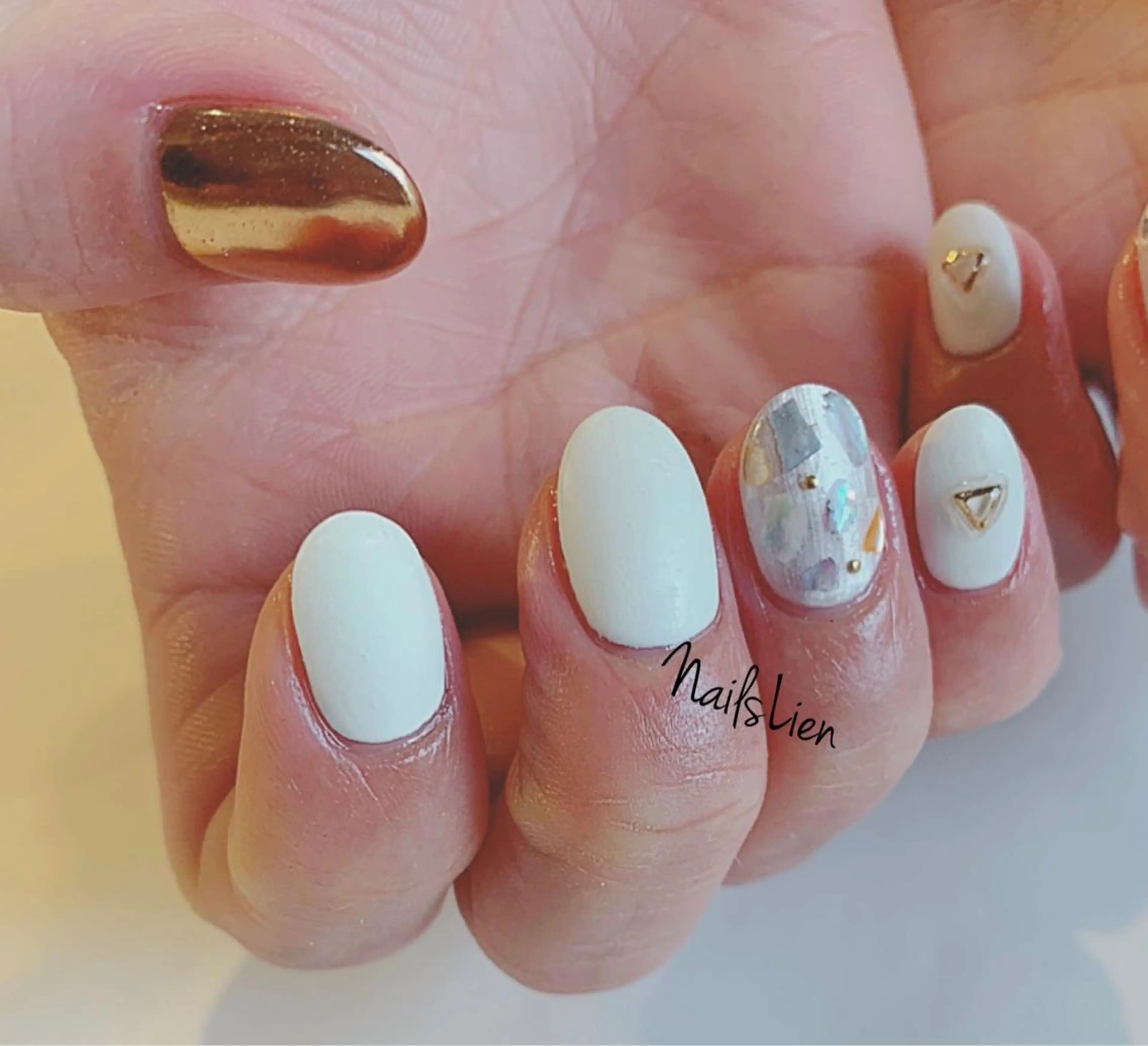 ネイル マットネイル ワンカラーネイル 春ネイル studio e n / RiNのネイルデザイン