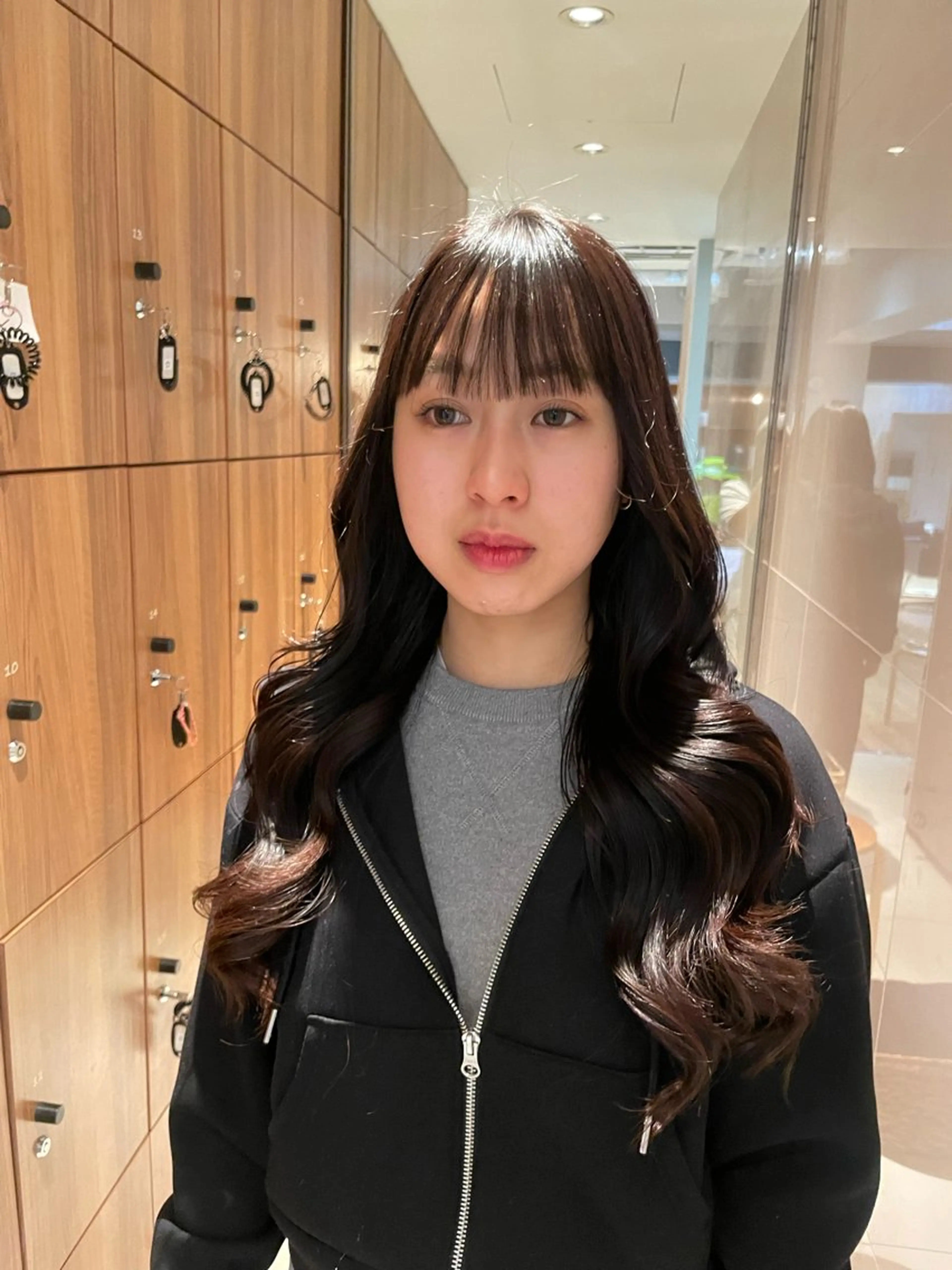 ロング 縮毛矯正 レイヤー/透明感 /chihiro🩰のヘアスタイル