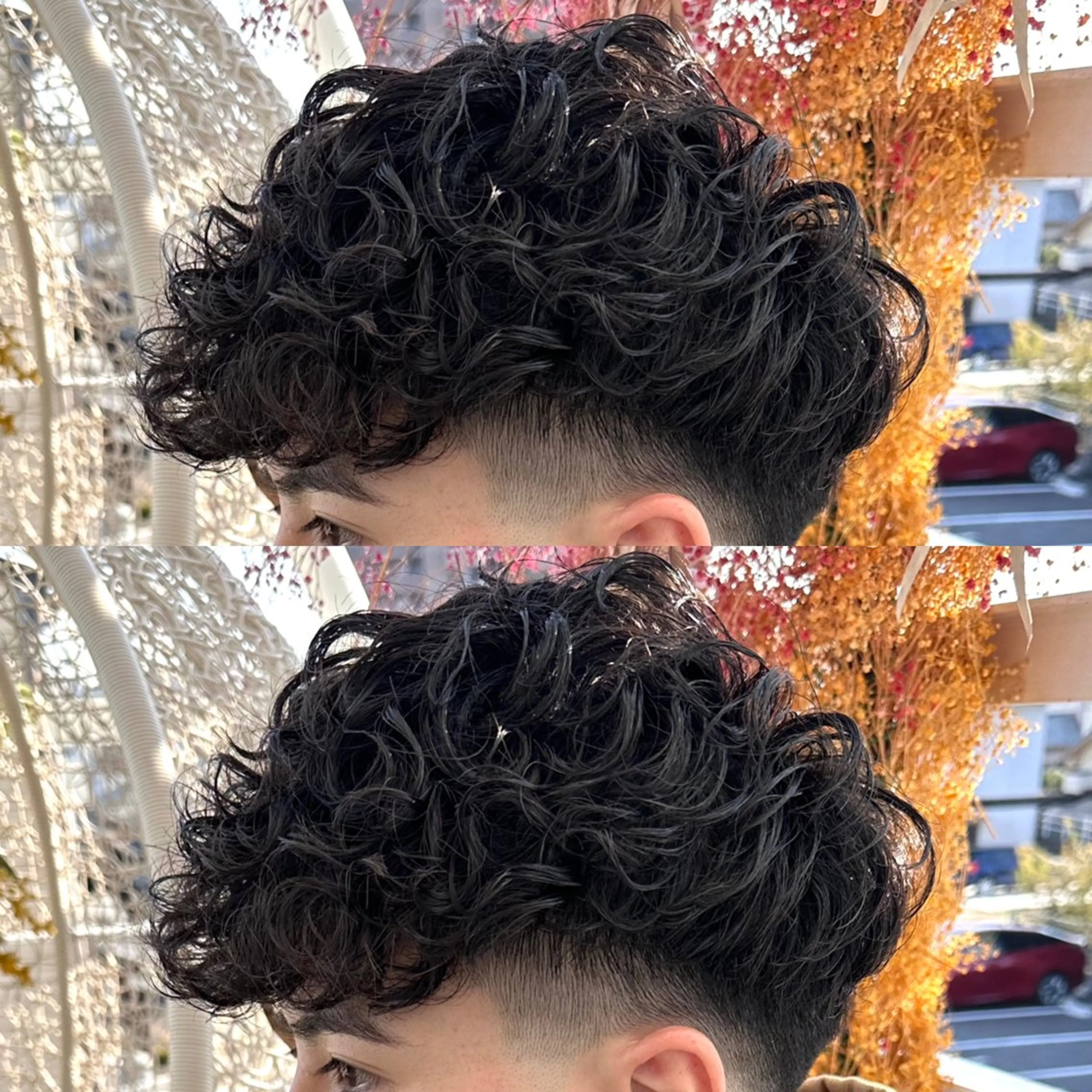 パーマ メンズ メンズパーマ 刈り上げ メンズ特化✂️ 小枝 優生のヘアスタイル