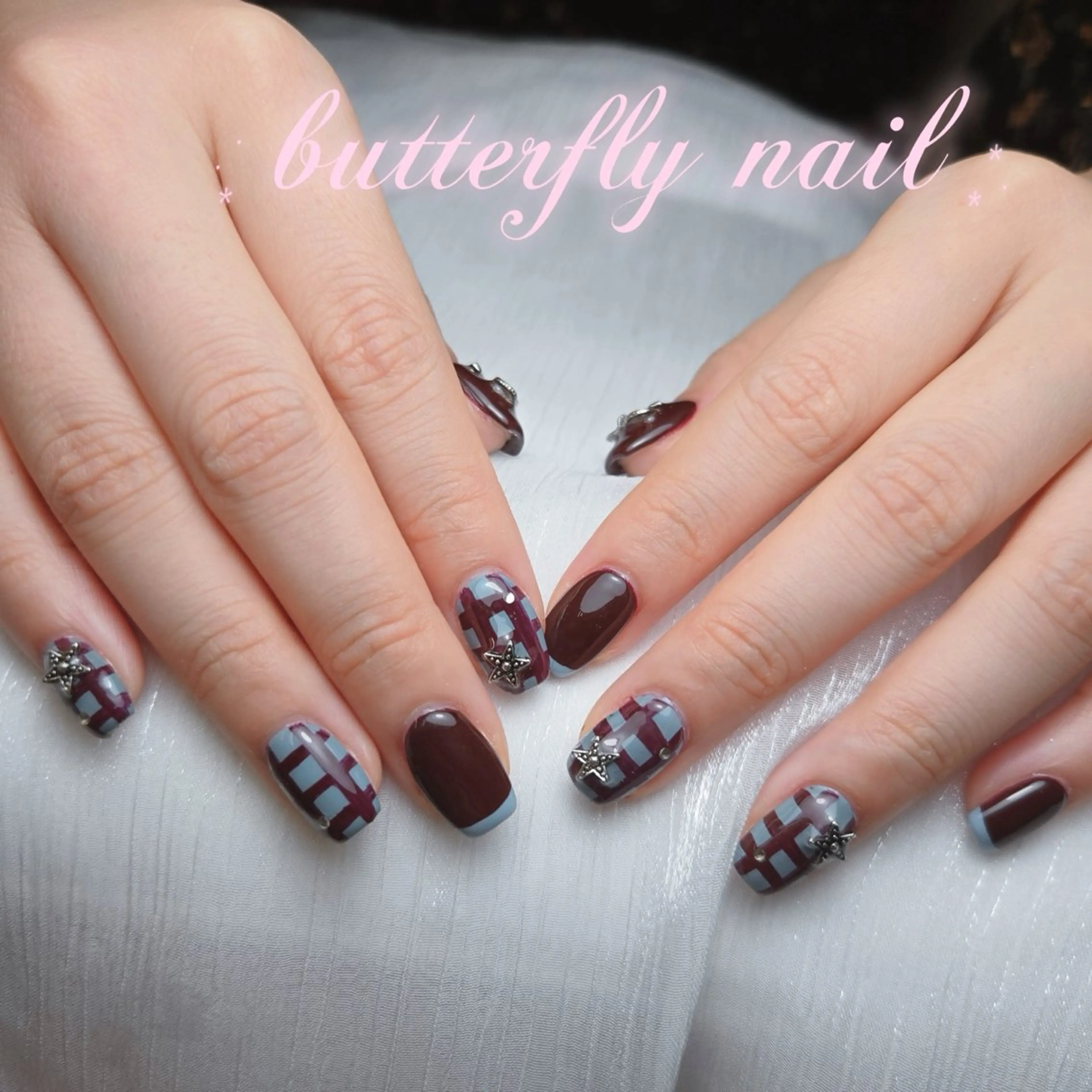 ネイル 蝶々ネイル サロンのネイルデザイン