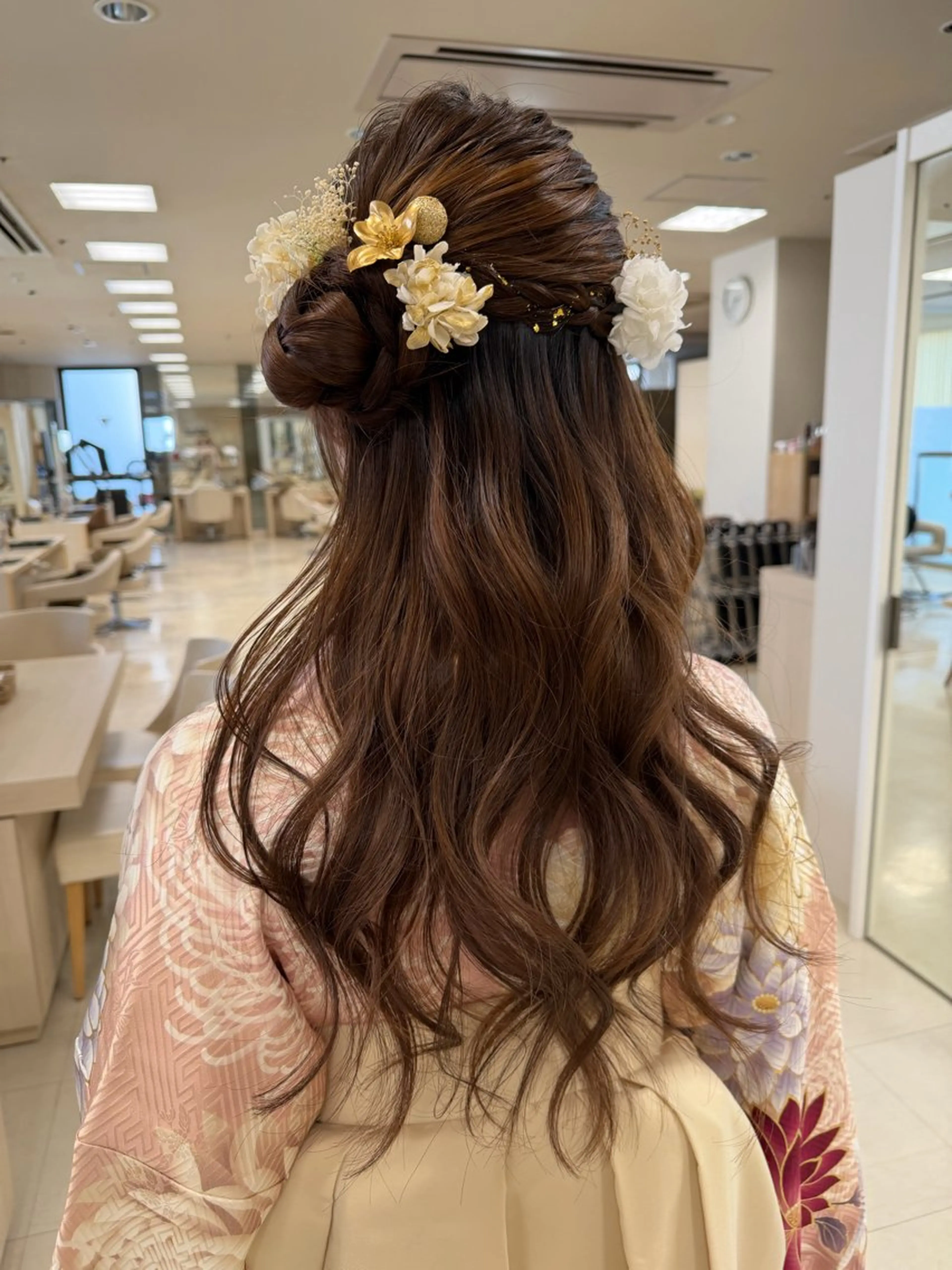 ロング ヘアアレンジ ヘアセット 盛れるレイヤーカット 得意🌹井上美沙のヘアスタイル