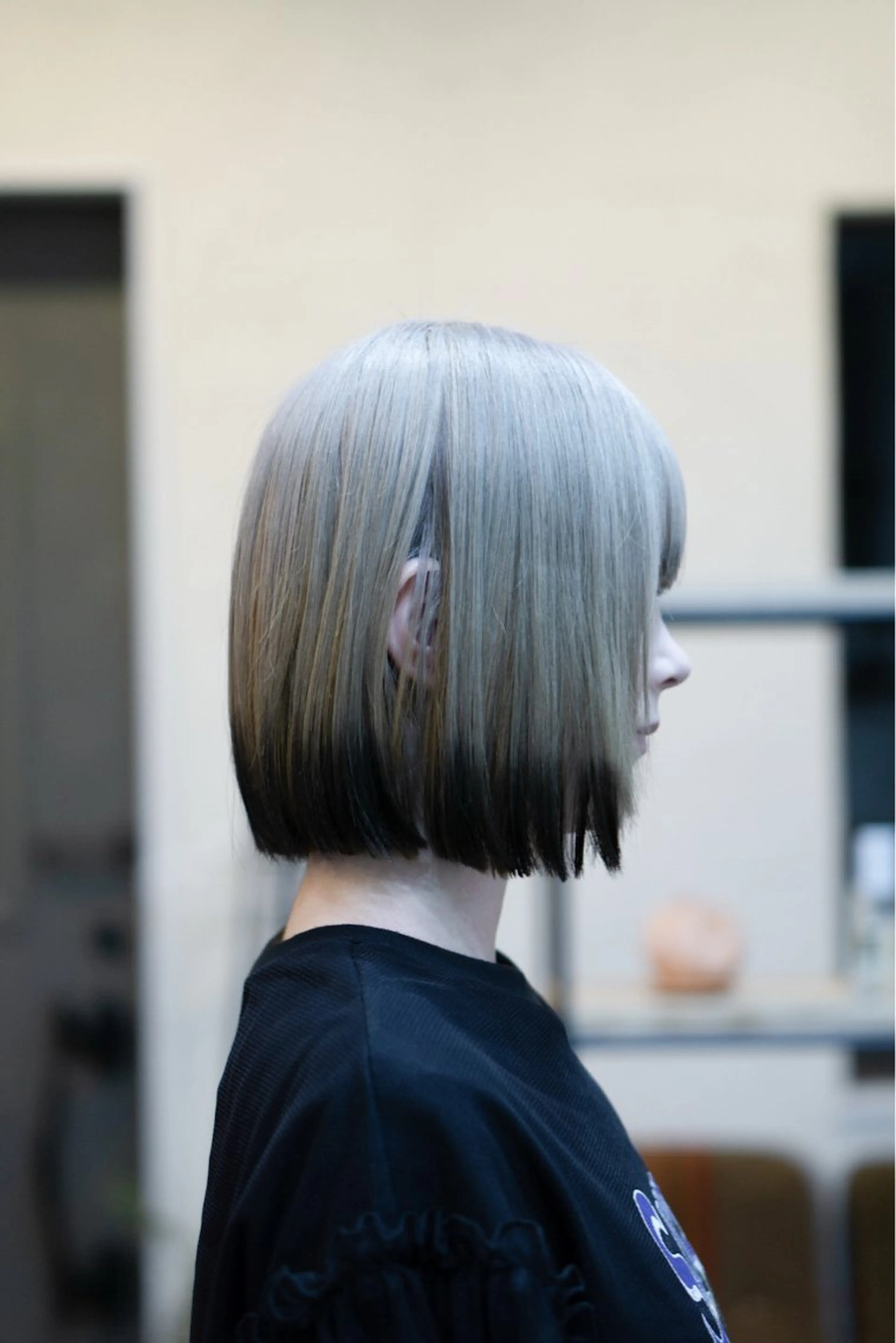 ショート カラー ベージュカラー ホワイトベージュ 木村 南葵のヘアスタイル