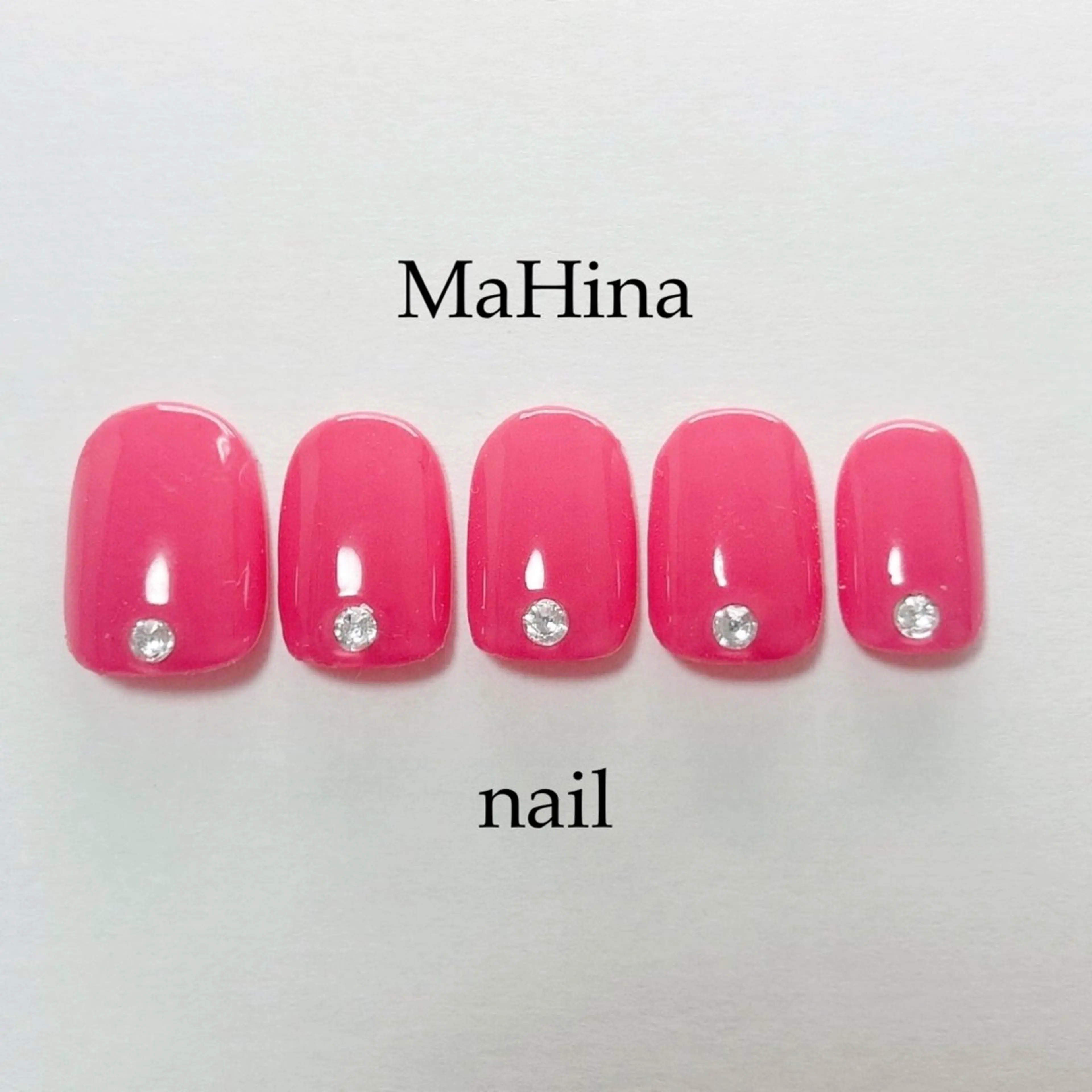 ネイル フットネイル ジェルネイル ワンカラーネイル ピンク シンプルネイル ハンドネイル Healing Salon...MaHina(マヒナ)所属・MaHina🌙 salonのネイルデザイン