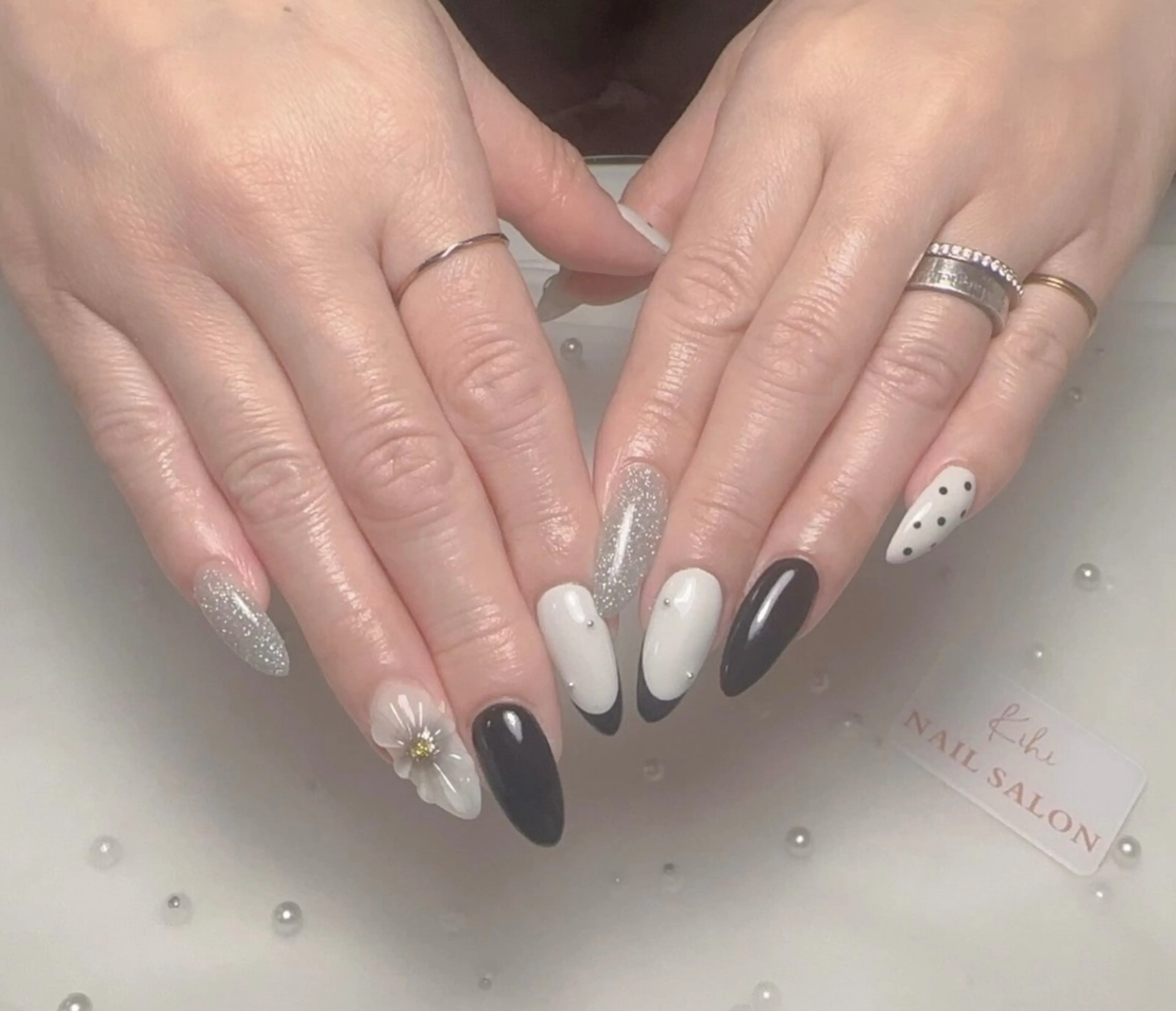 ネイル アートネイル フレンチネイル ジェルネイル グラデーション 韓国ネイル 村中 ハナのネイルデザイン