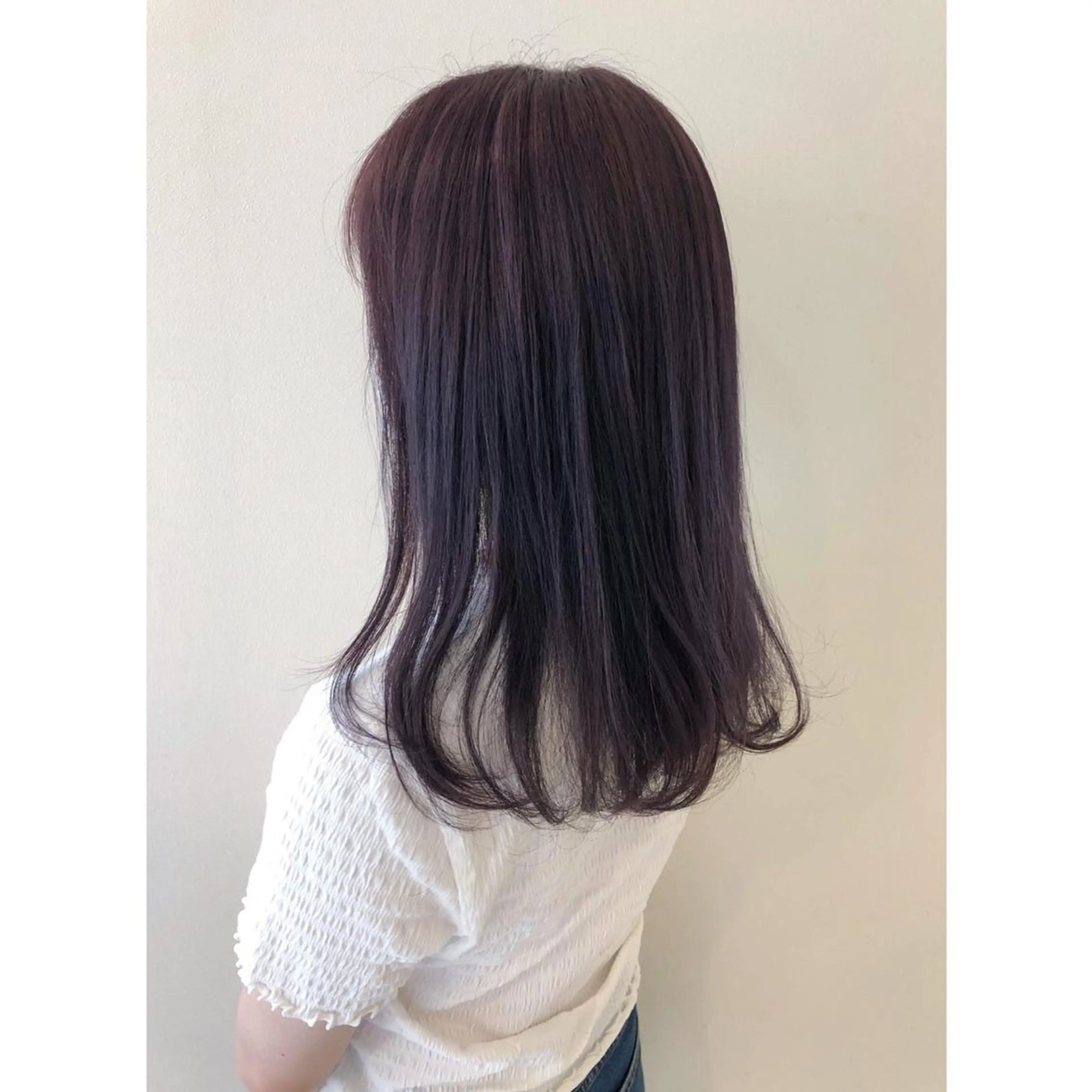 セミロング カラー ヘアアレンジ 🌺まなみ/ うる艶カラー🌺のヘアスタイル