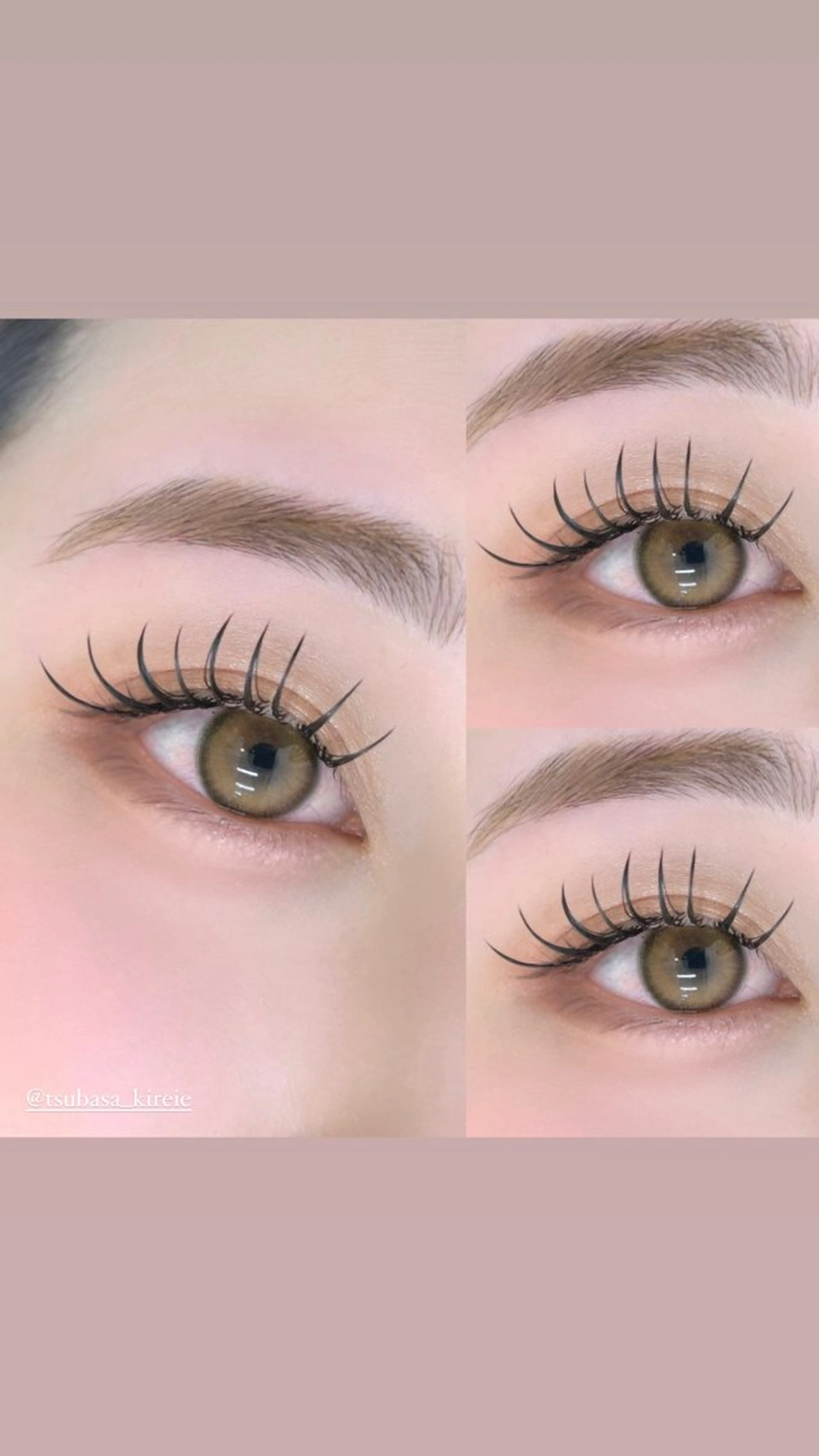 マツエク・マツパ バインドロック KIREIE TSUBASAのマツエク・マツパデザイン