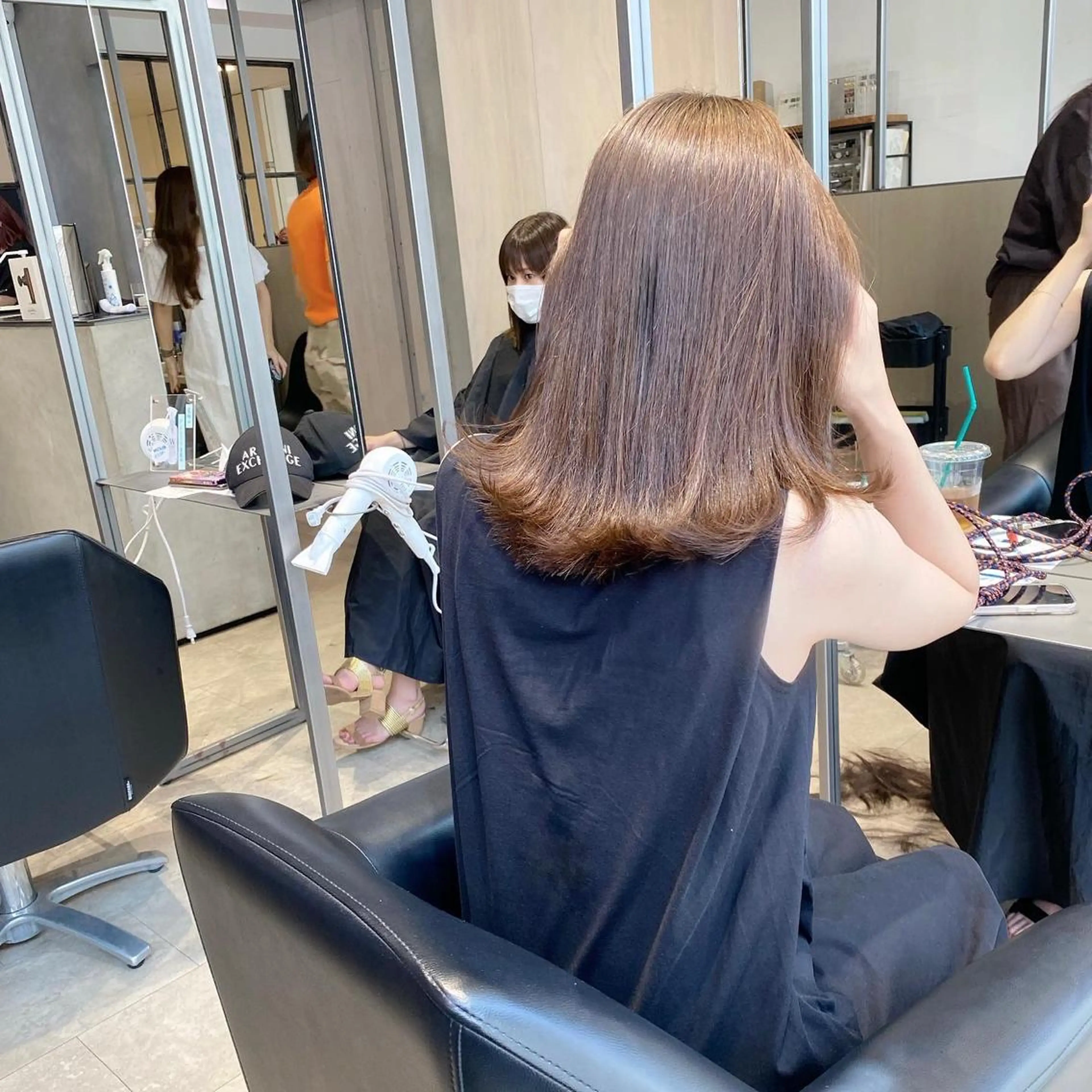 ミディアム カット ヘアカラー トリートメント ✨日本1の艶髪✨ 佐藤 翔太のヘアスタイル