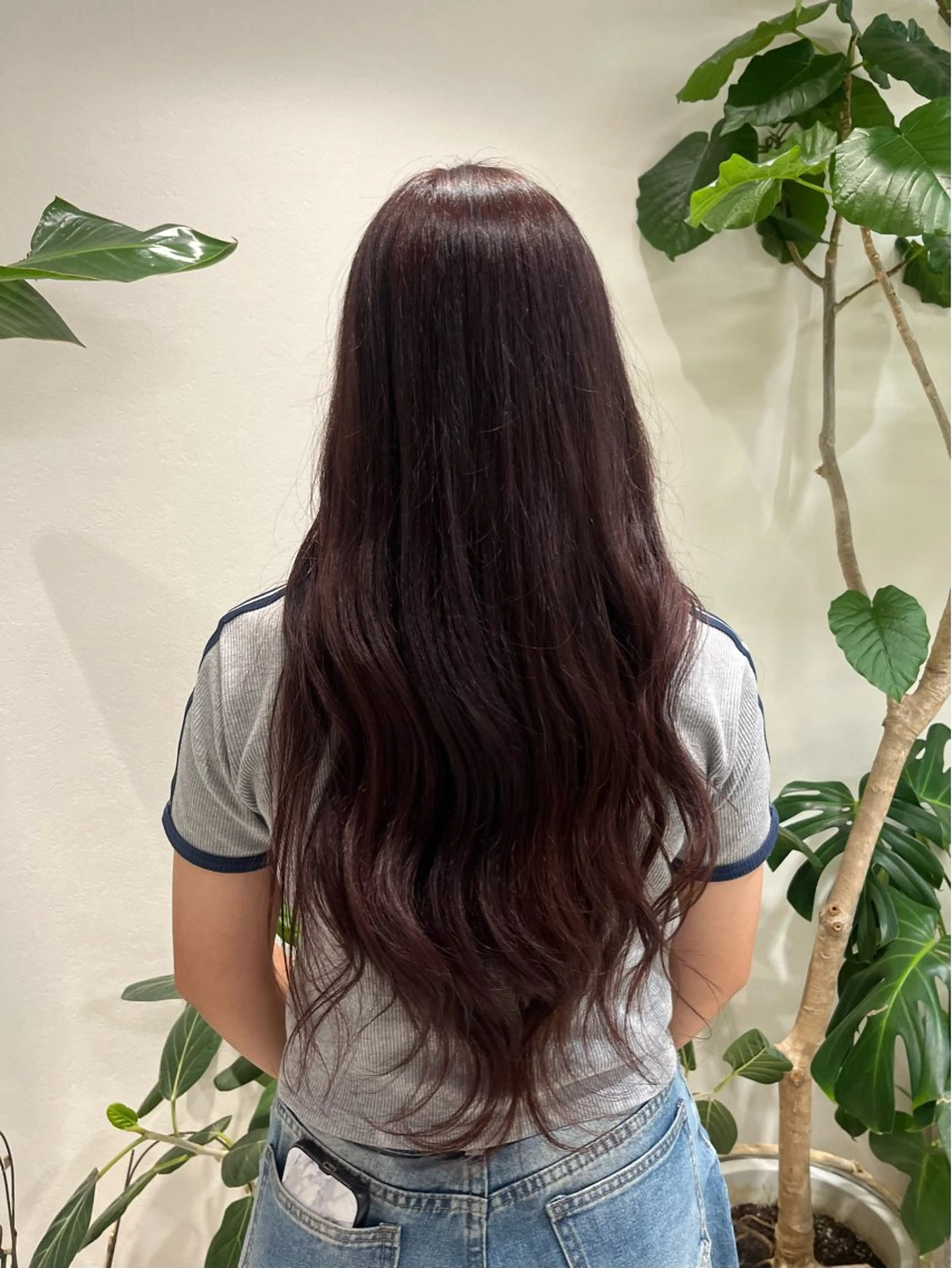 ロング ヘアカラー トリートメント アレンジ/ボブパーマ Onのヘアスタイル