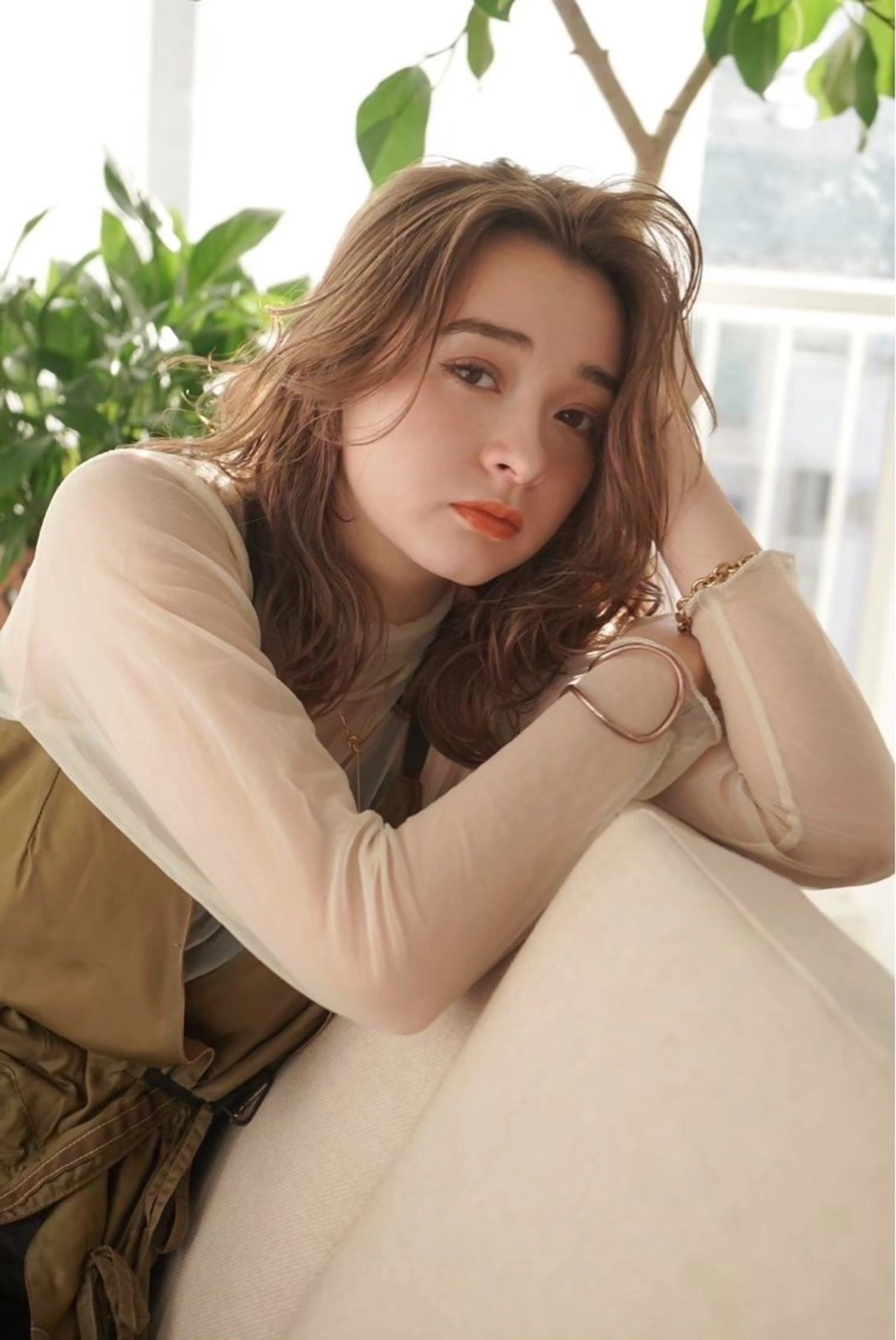 ミディアム 草野ゆずき⌇縮毛矯正 ⌇レイヤー⌇ボブ🕊のヘアスタイル