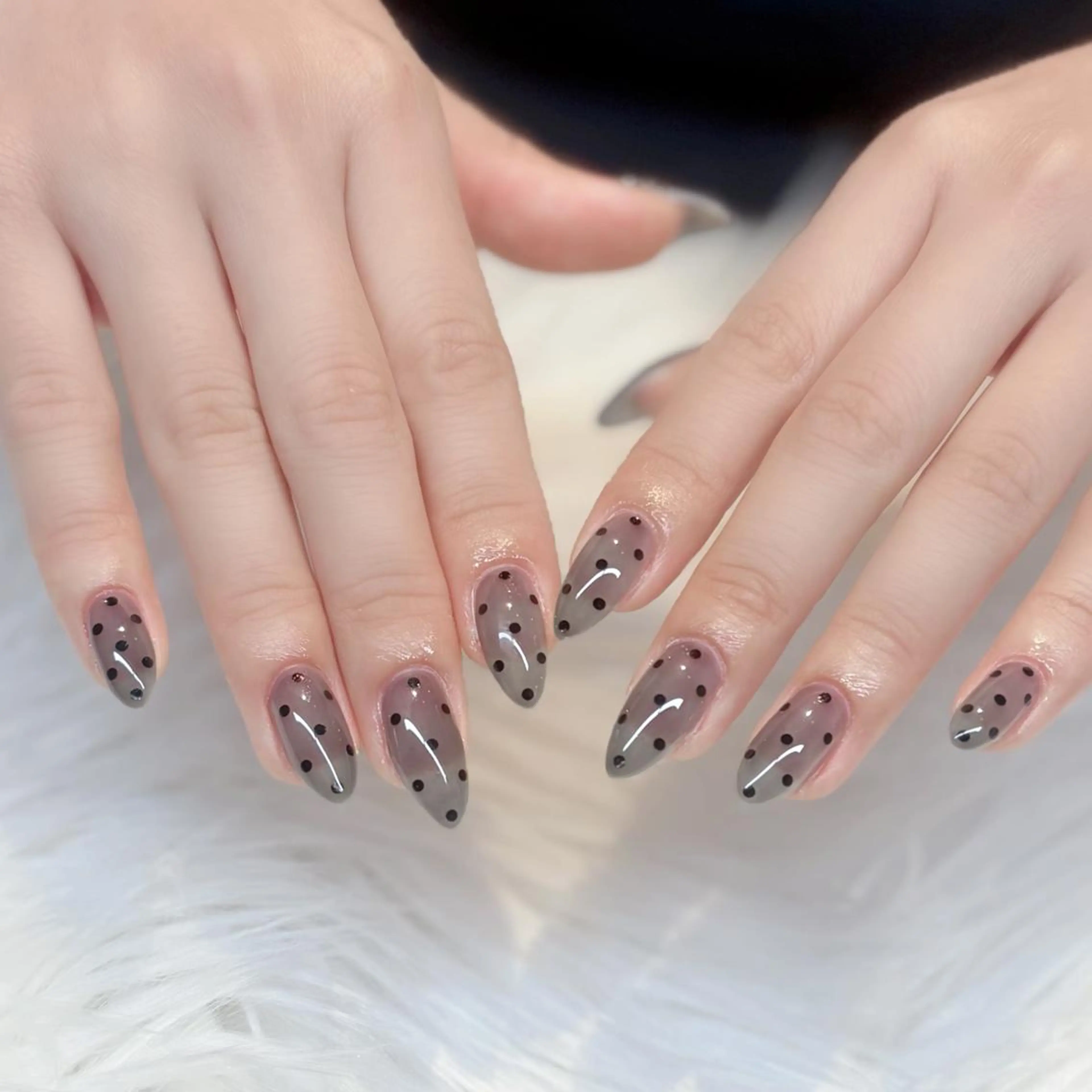 ネイル ドット 韓国ネイル ハンドネイル Keli Nail 難波のマツエク・マツパデザイン