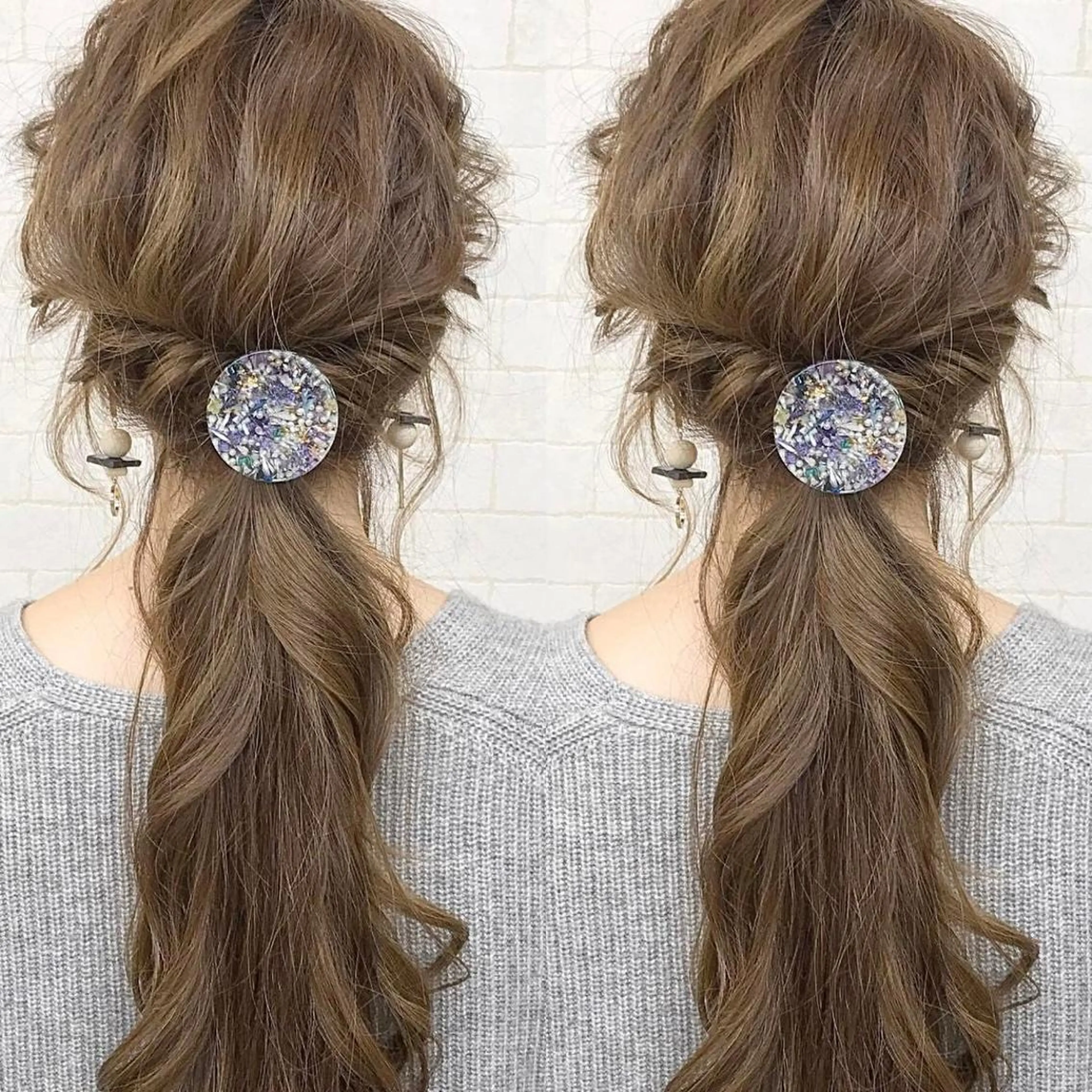 セミロング カラー パーマ ヘアアレンジ メンズ キッズ ネイル マツエク・マツパ premier modelsのヘアスタイル