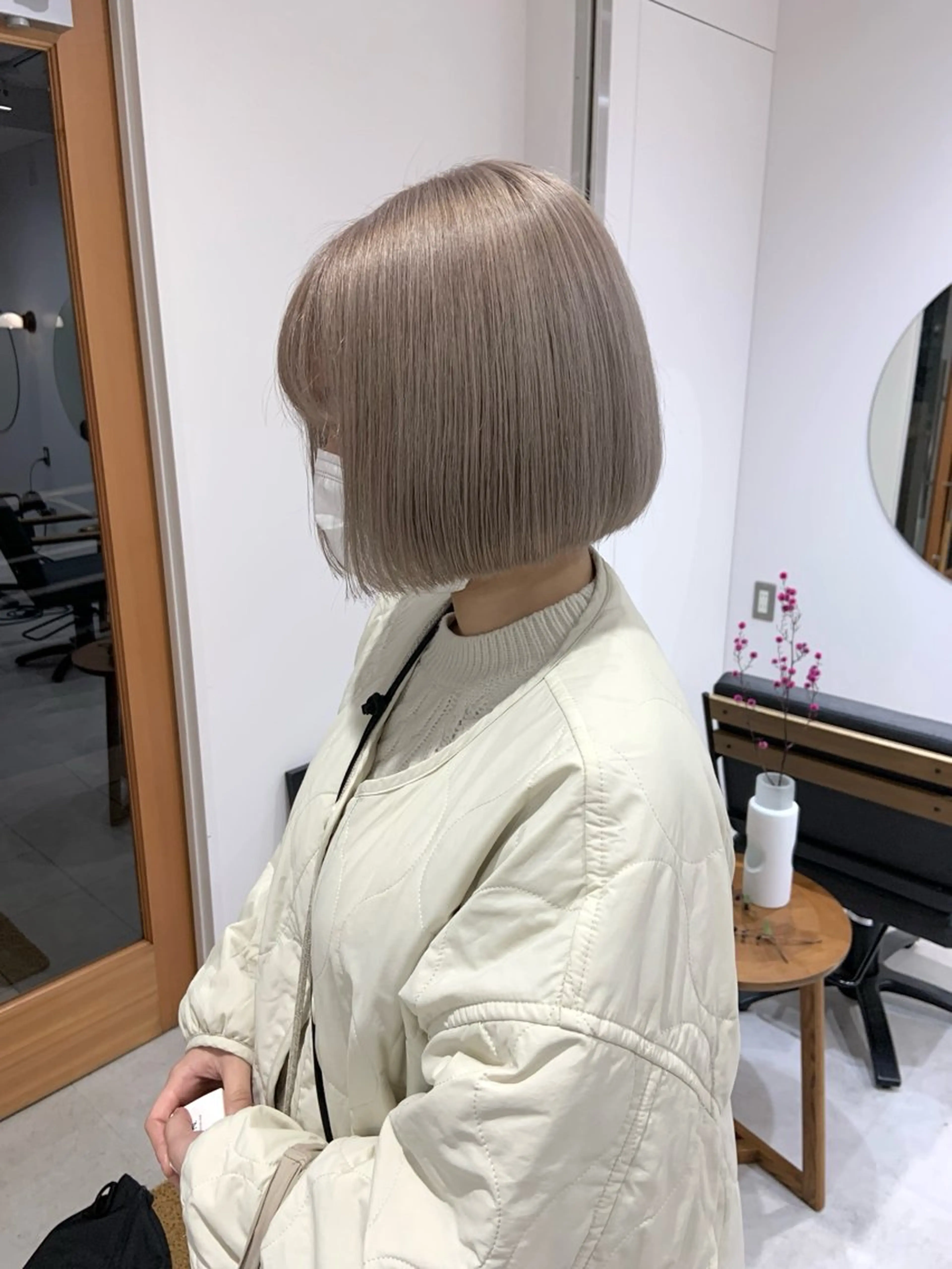 ショート カラー パーマ/ボブ /レイヤー チヒロのヘアスタイル