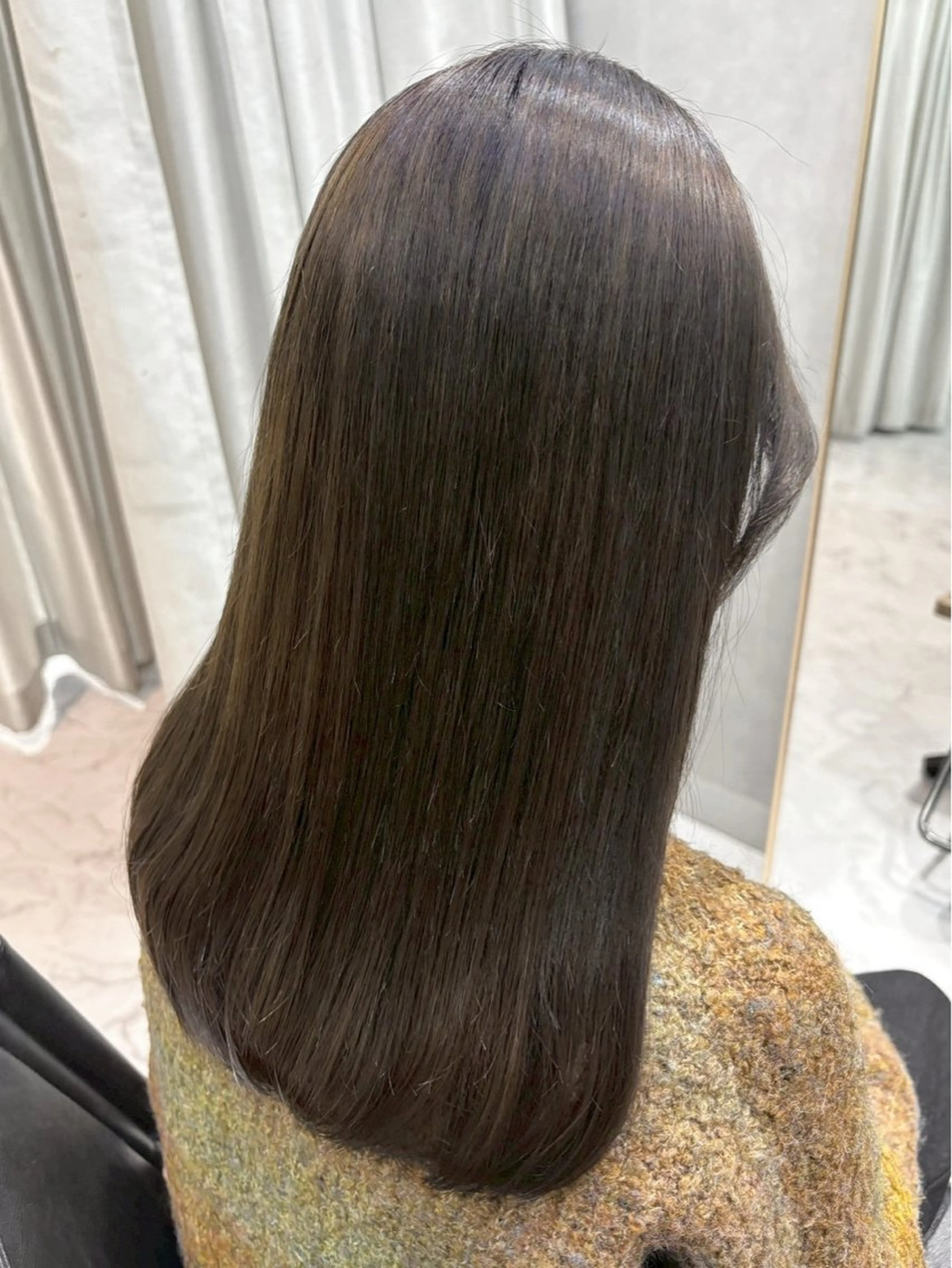 セミロング カラー ヘアカラー ハイトーン/韓国風/ 艶髪/吉祥寺のヘアスタイル