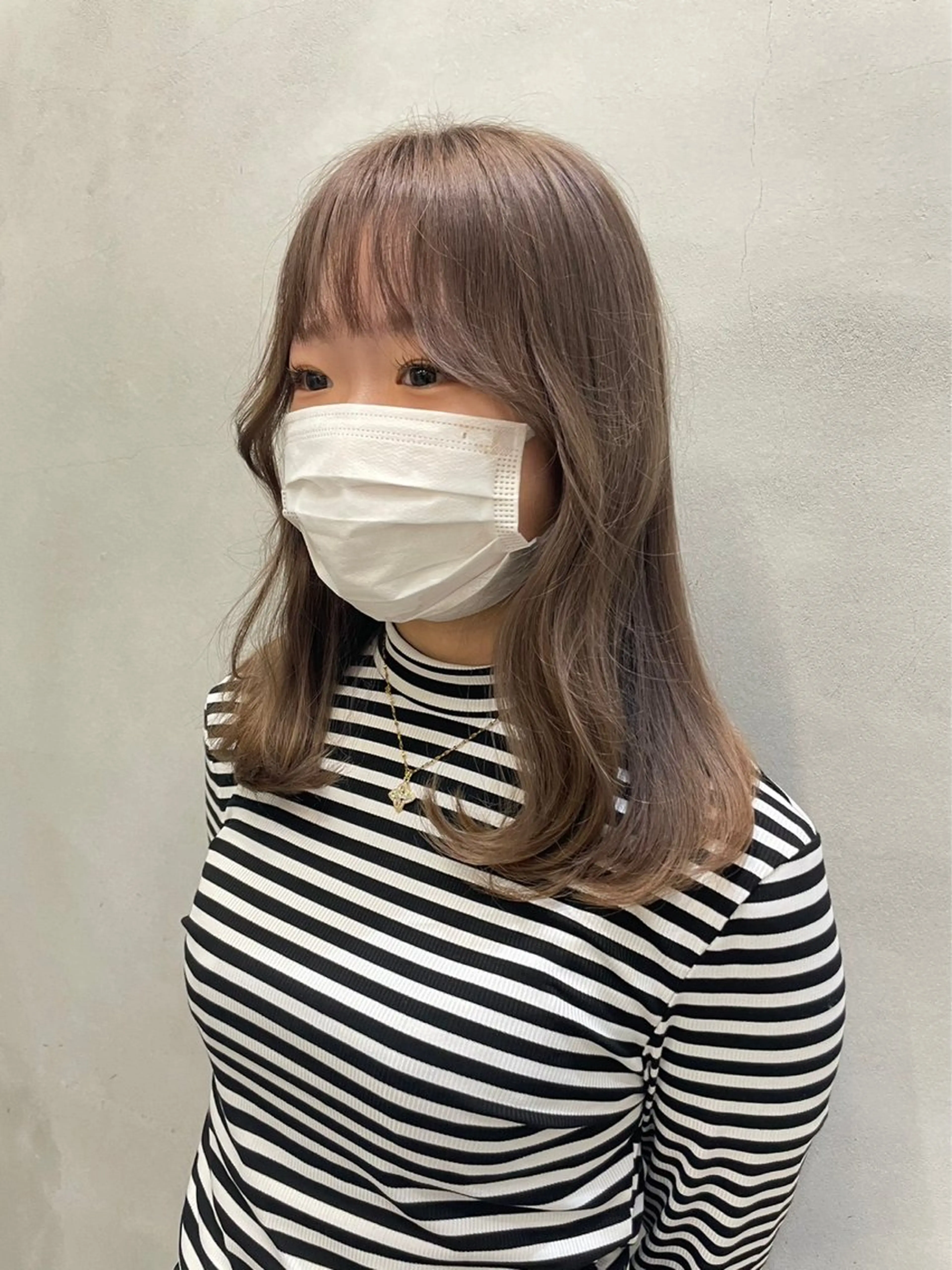 ロング カラー muku所属・レディースカット モデル/ayunaのヘアスタイル