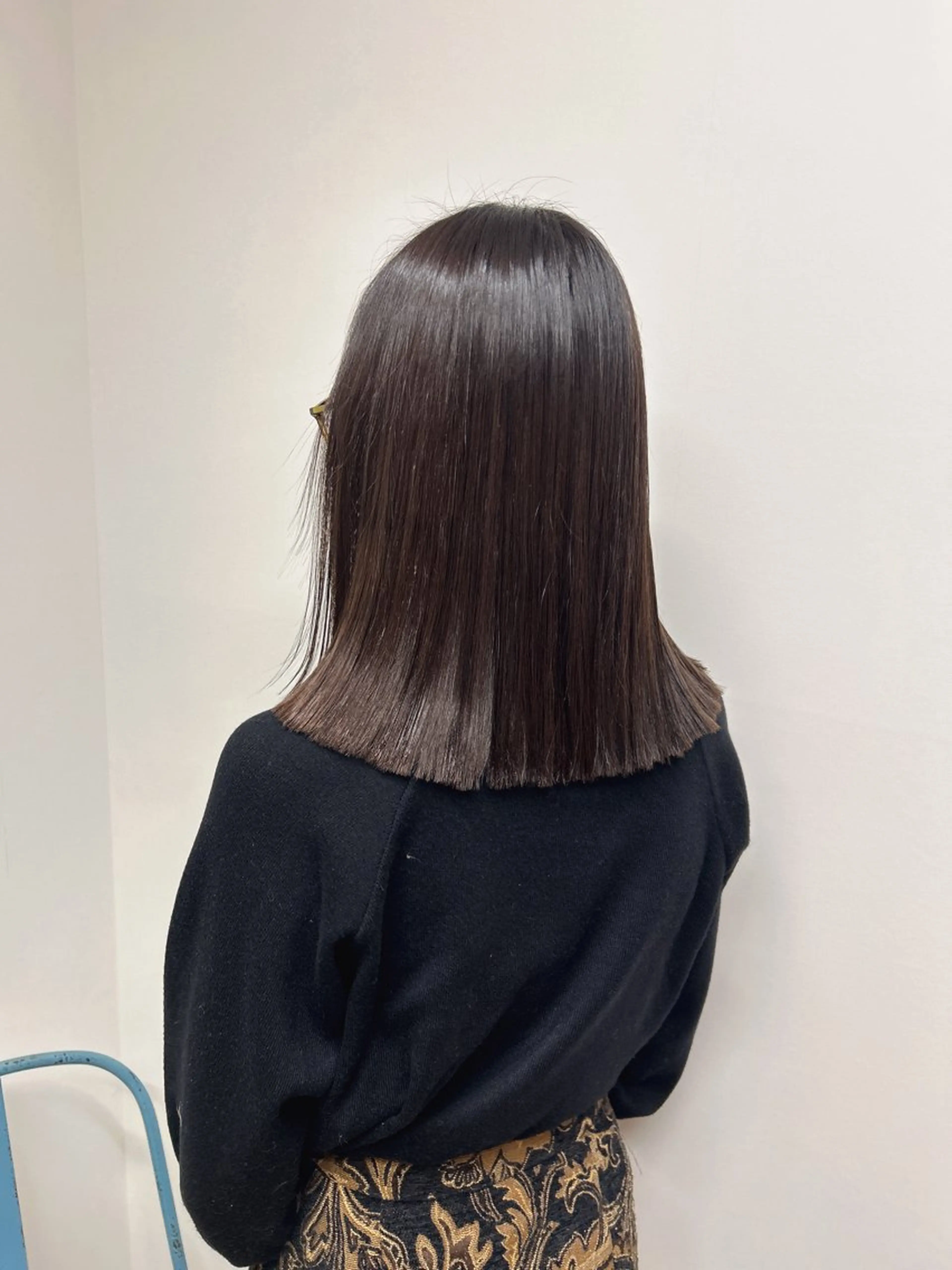 ミディアム カラー 伶風/デザインカット /ボブ/透明感カラーのヘアスタイル