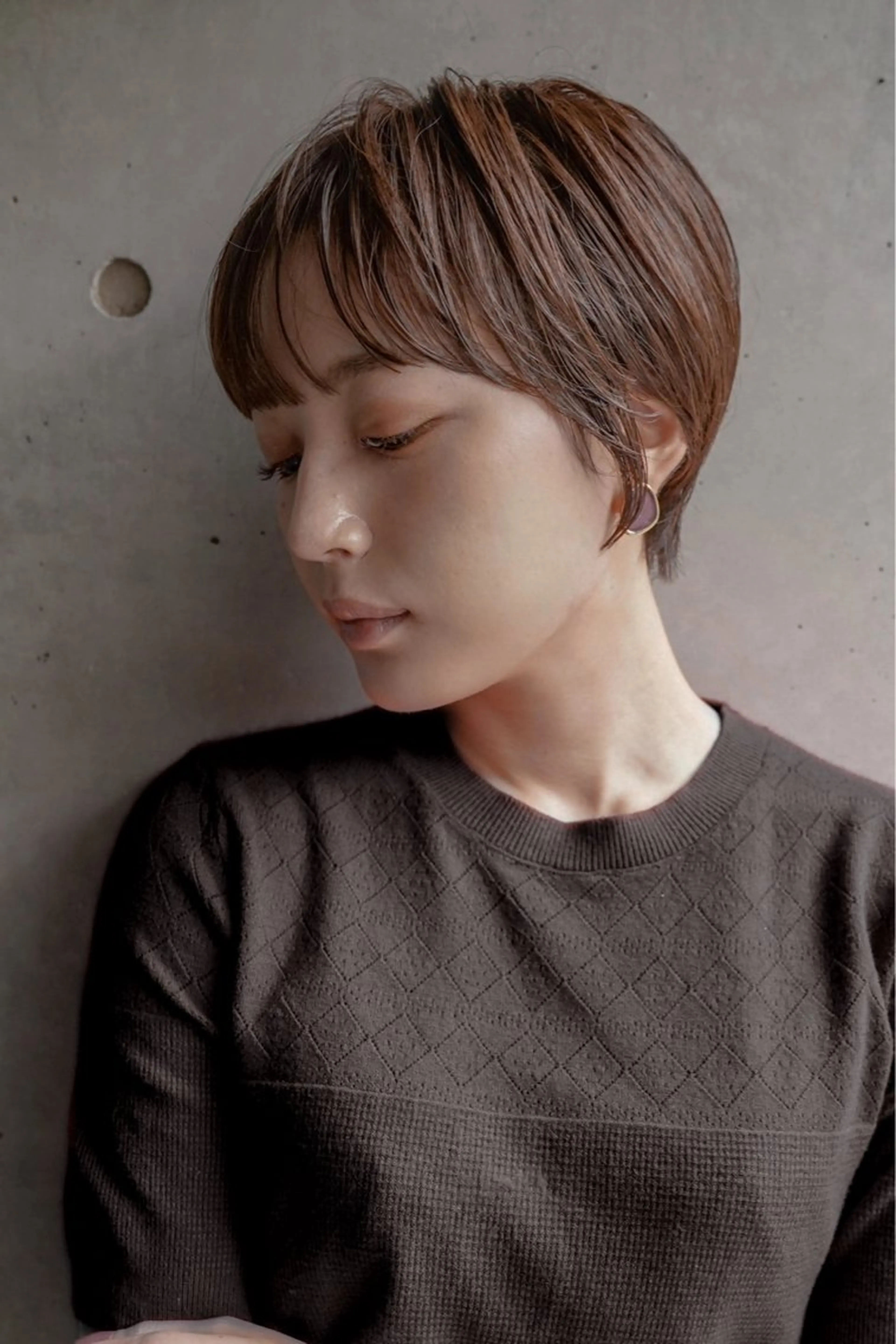 ショート カラー 髪質改善/ 大久保壯真のヘアスタイル