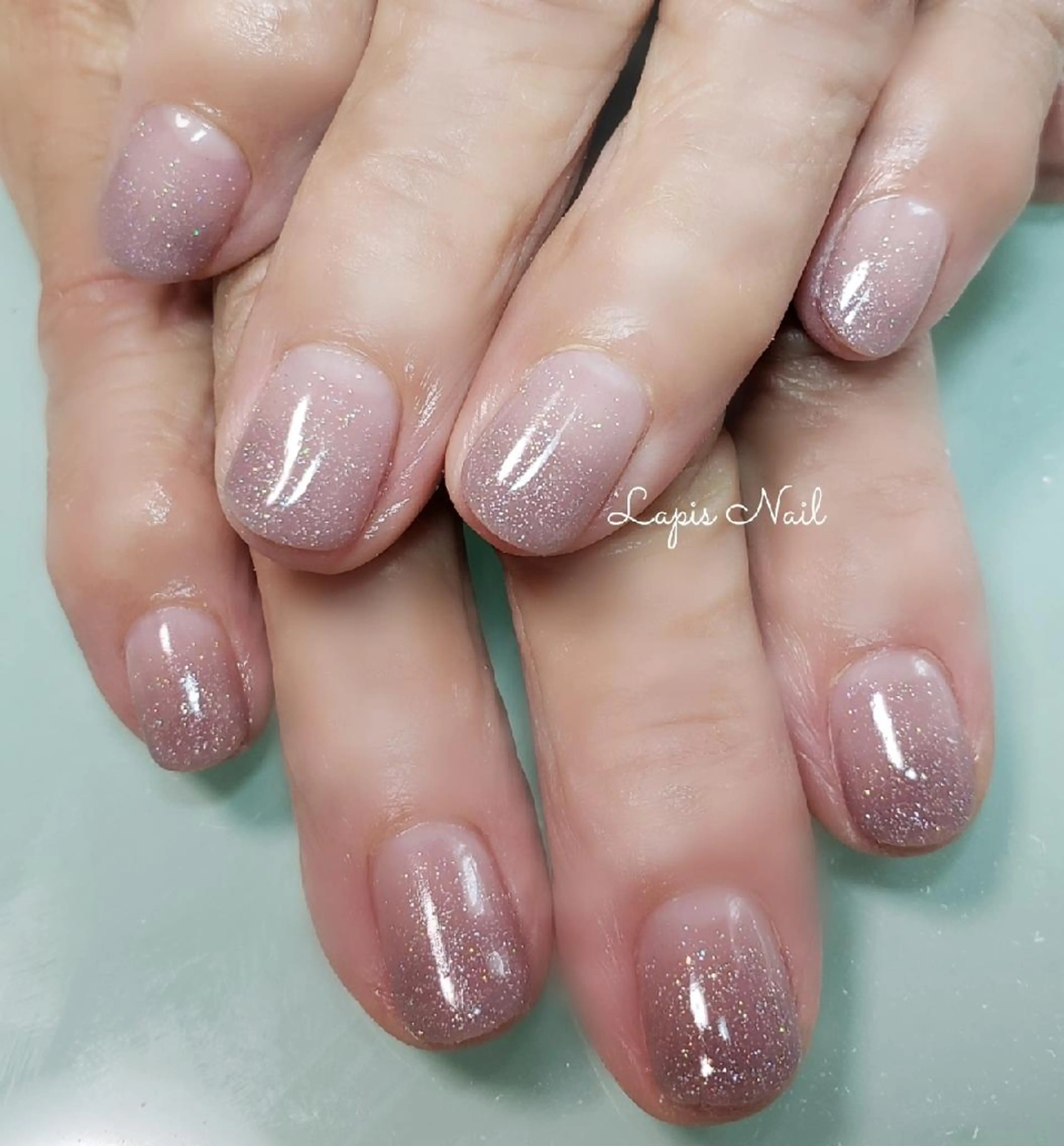 ネイル グラデーション Lapis  Nailのネイルデザイン