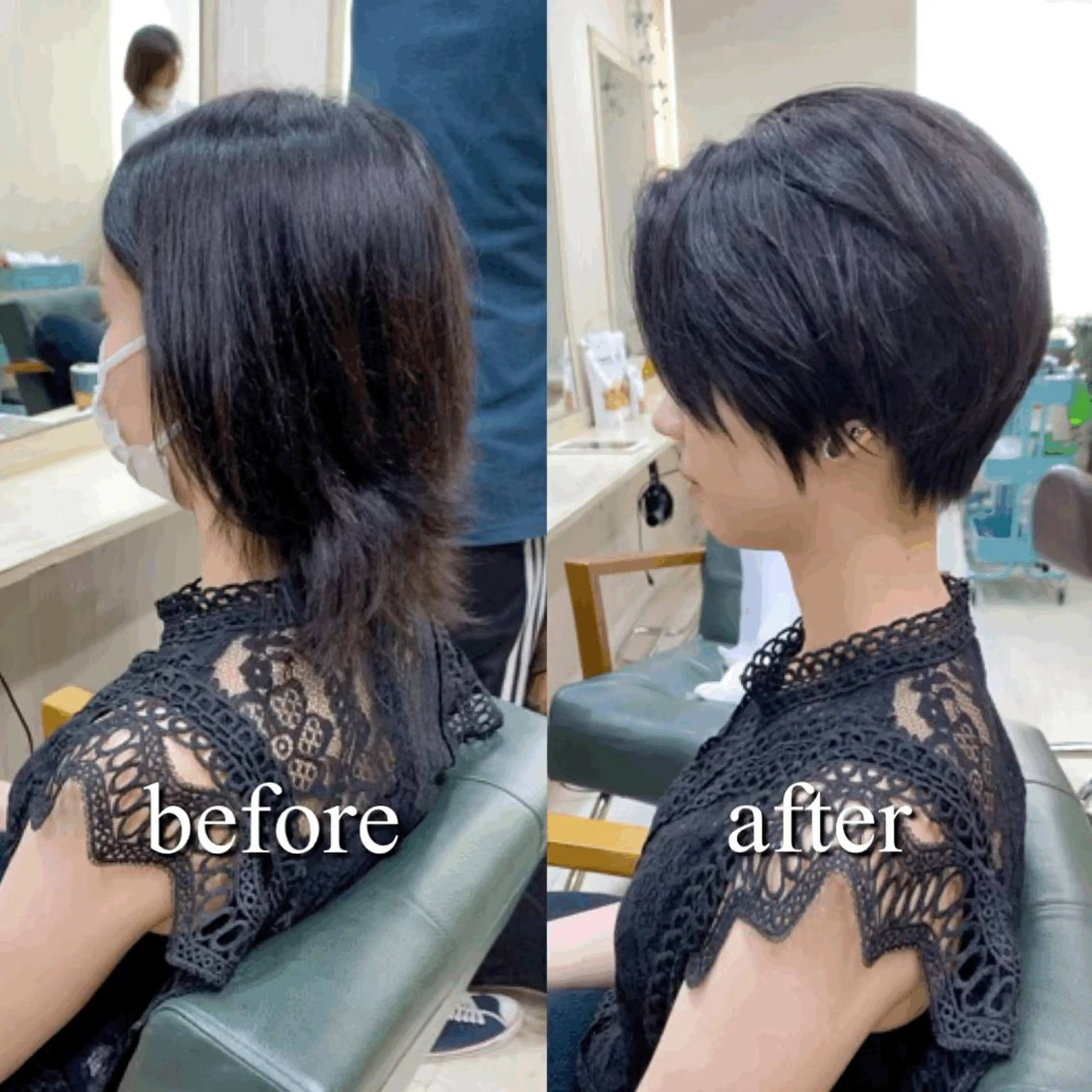 ショート ショートヘア 【全部無料🙇】 おがわようしんのヘアスタイル