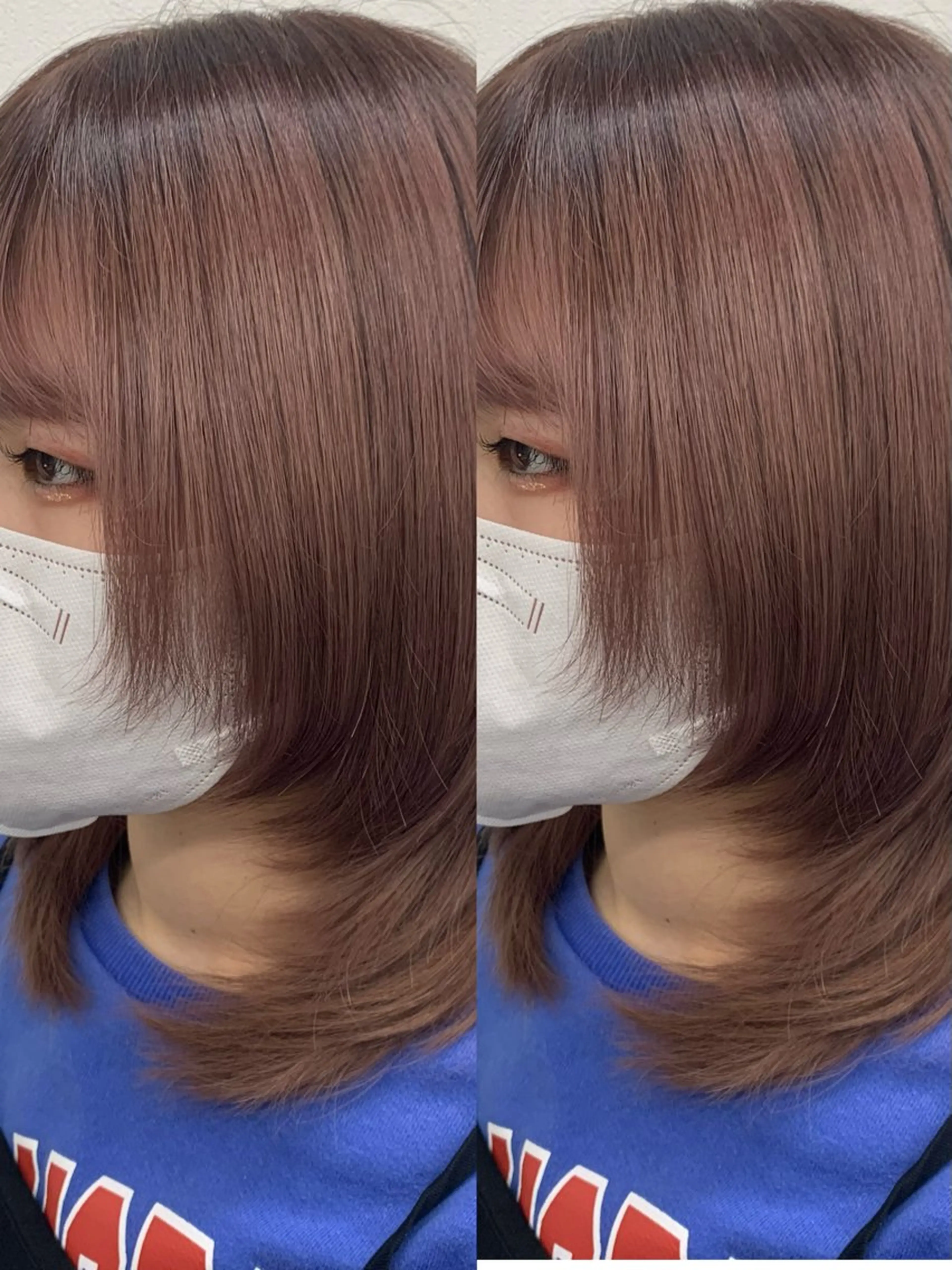 ミディアム ブリーチ無しカラー✨ 美鈴のヘアスタイル