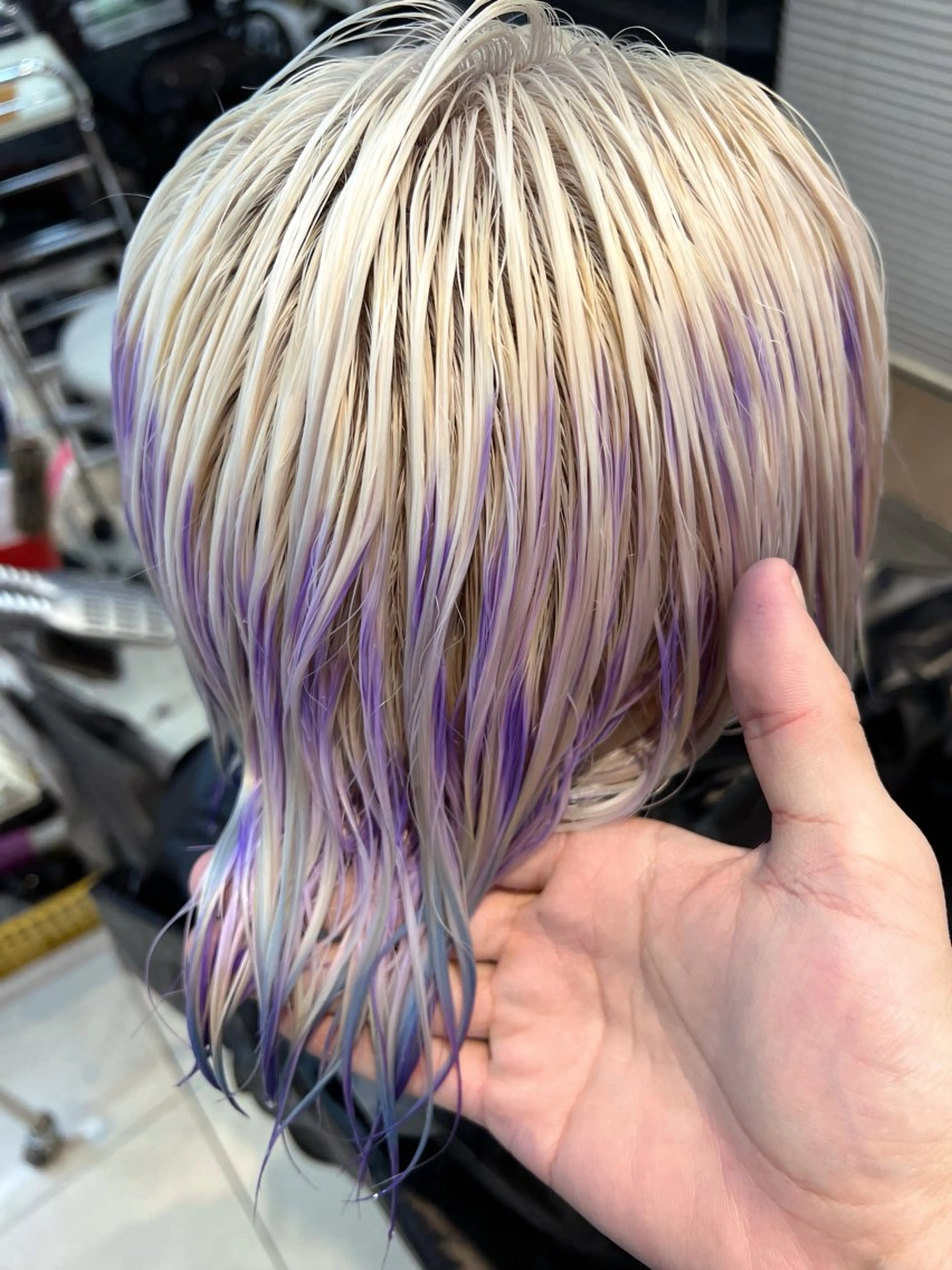 ショート カラー デザインカラー daiki 原宿のヘアスタイル