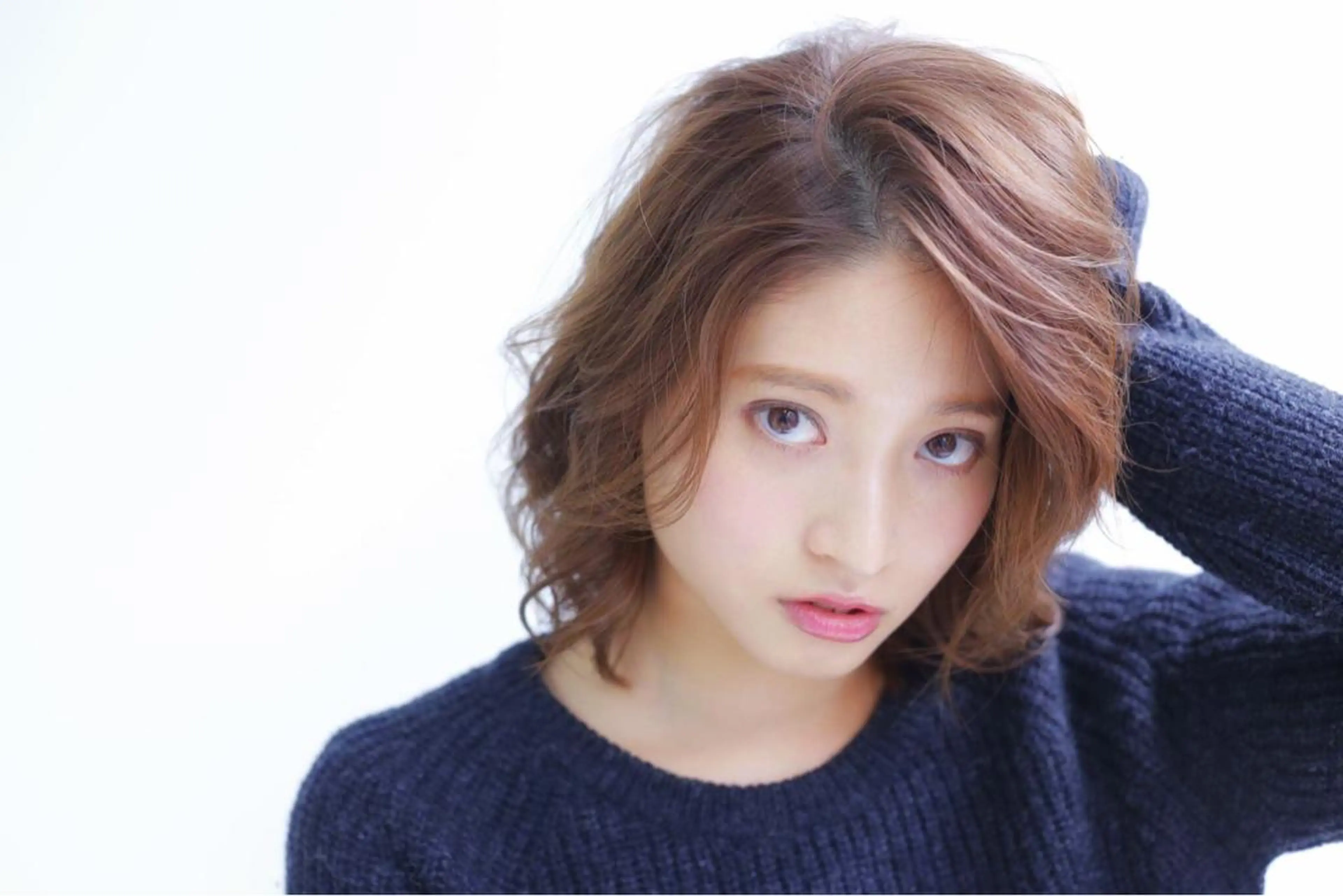 ショート ミディアム カラー パーマ Hair mission【ヘアーミッション】心斎橋所属・エクステ／レイヤー 落合/心斎橋のヘアスタイル