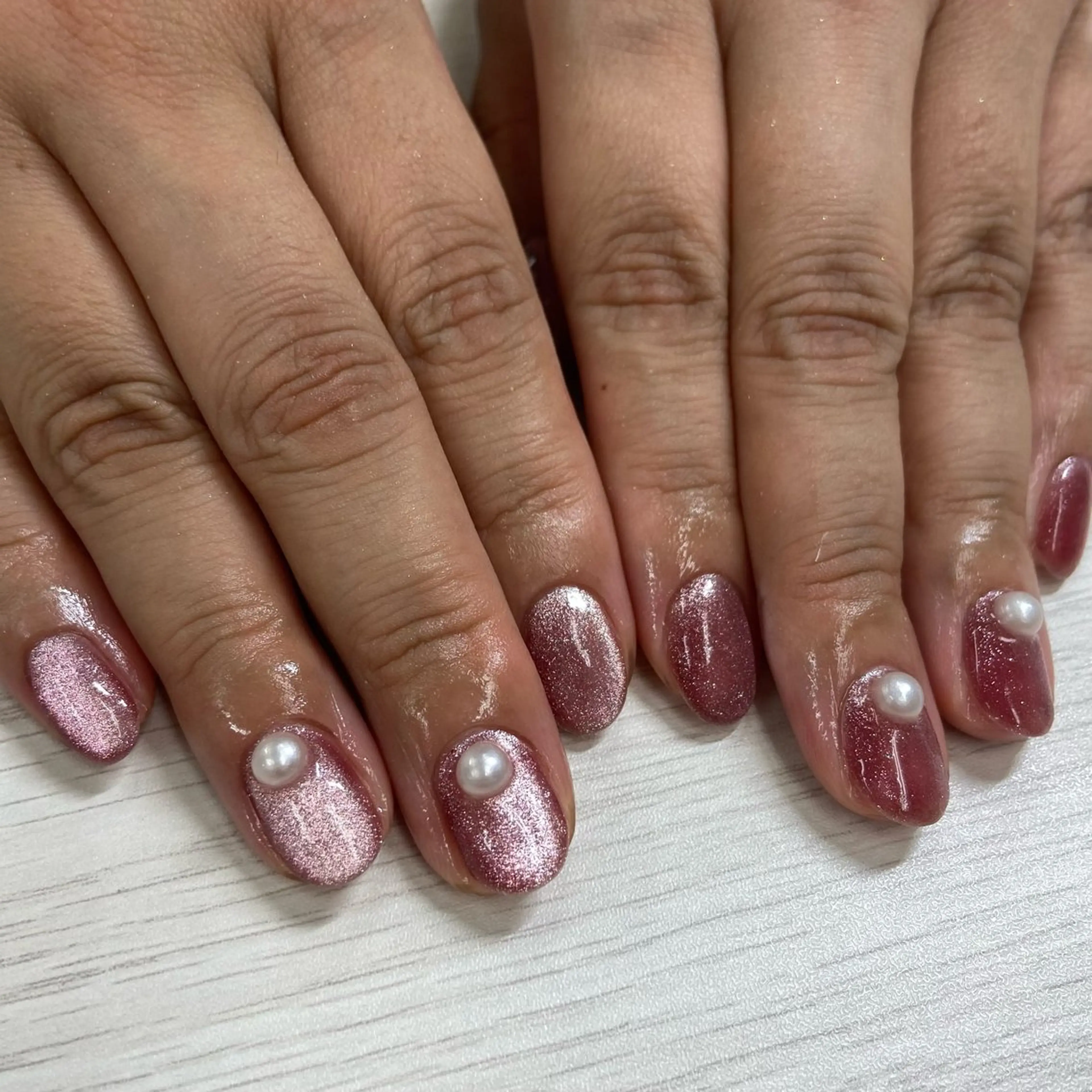ネイル マグネットネイル Ouja Nail Academy所属・HINAKO💫 Ouja groupのネイルデザイン