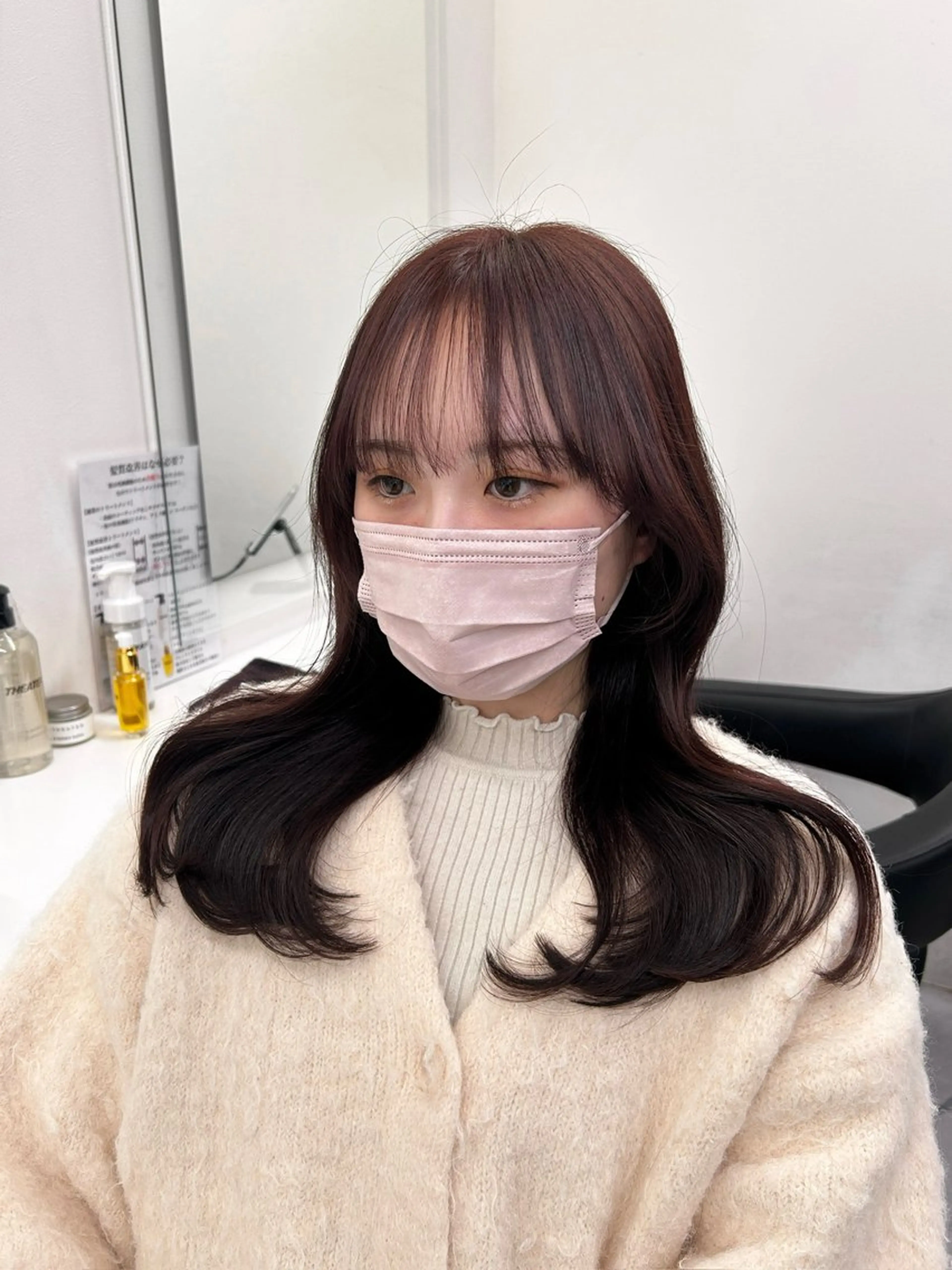 ロング カラー カット ヘアカラー トリートメント ヘッドスパ ヘアセット 🤍レイヤーカット/ ベージュヘア🤍のヘアスタイル