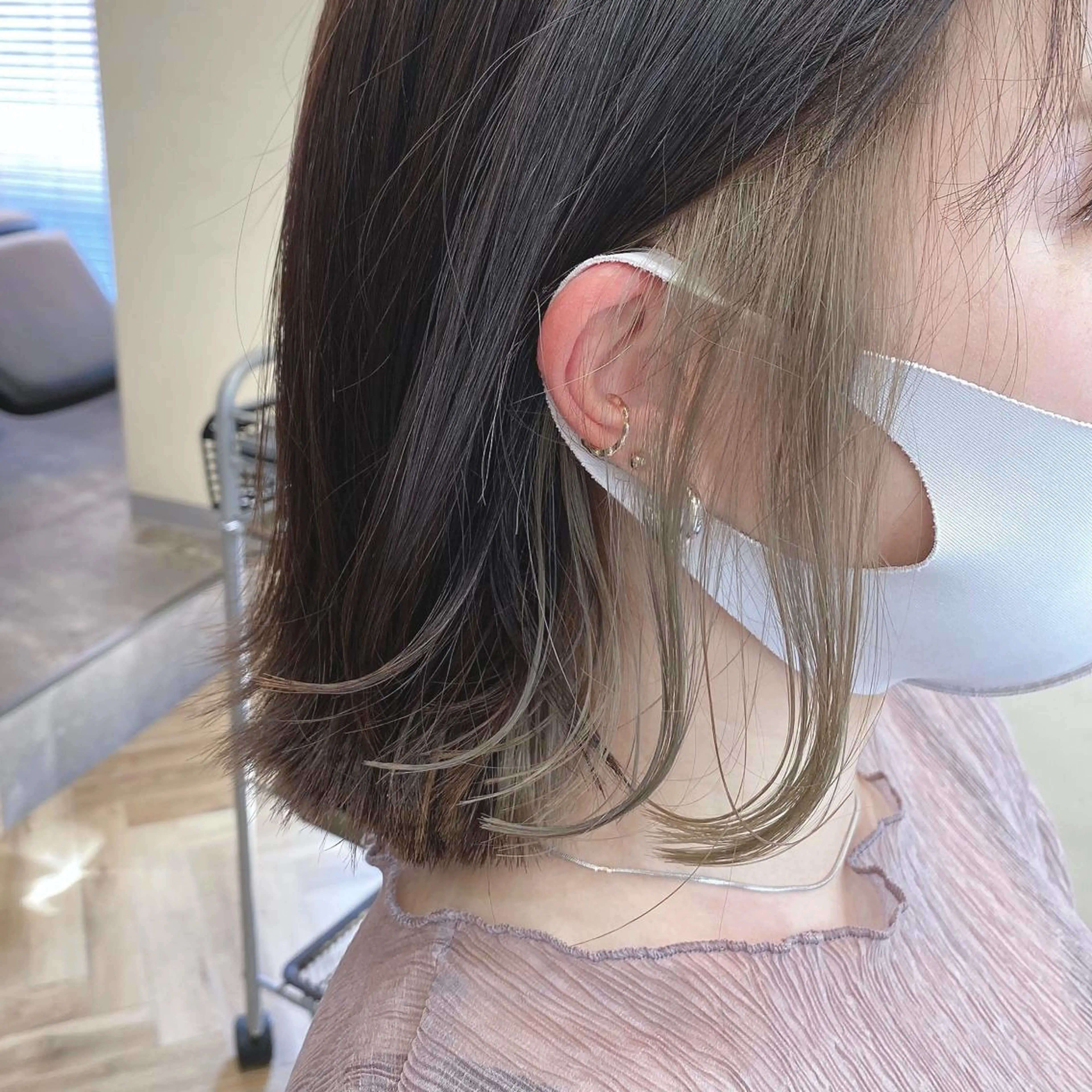 【新規限定】イヤリングカラー＋2stepトリートメントの写真