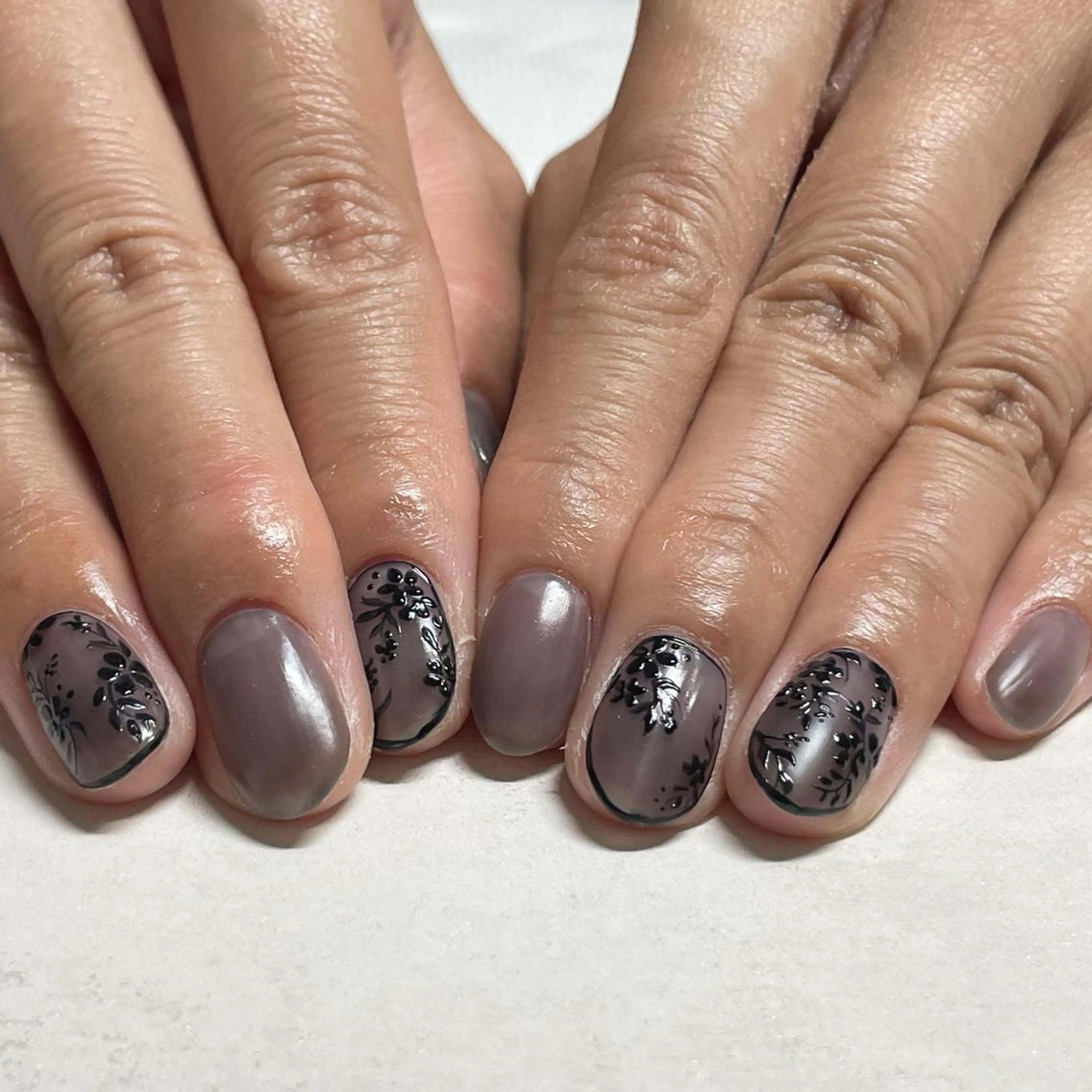 ネイル フラワーネイル レース マットネイル doroom所属・Nail doroomのネイルデザイン