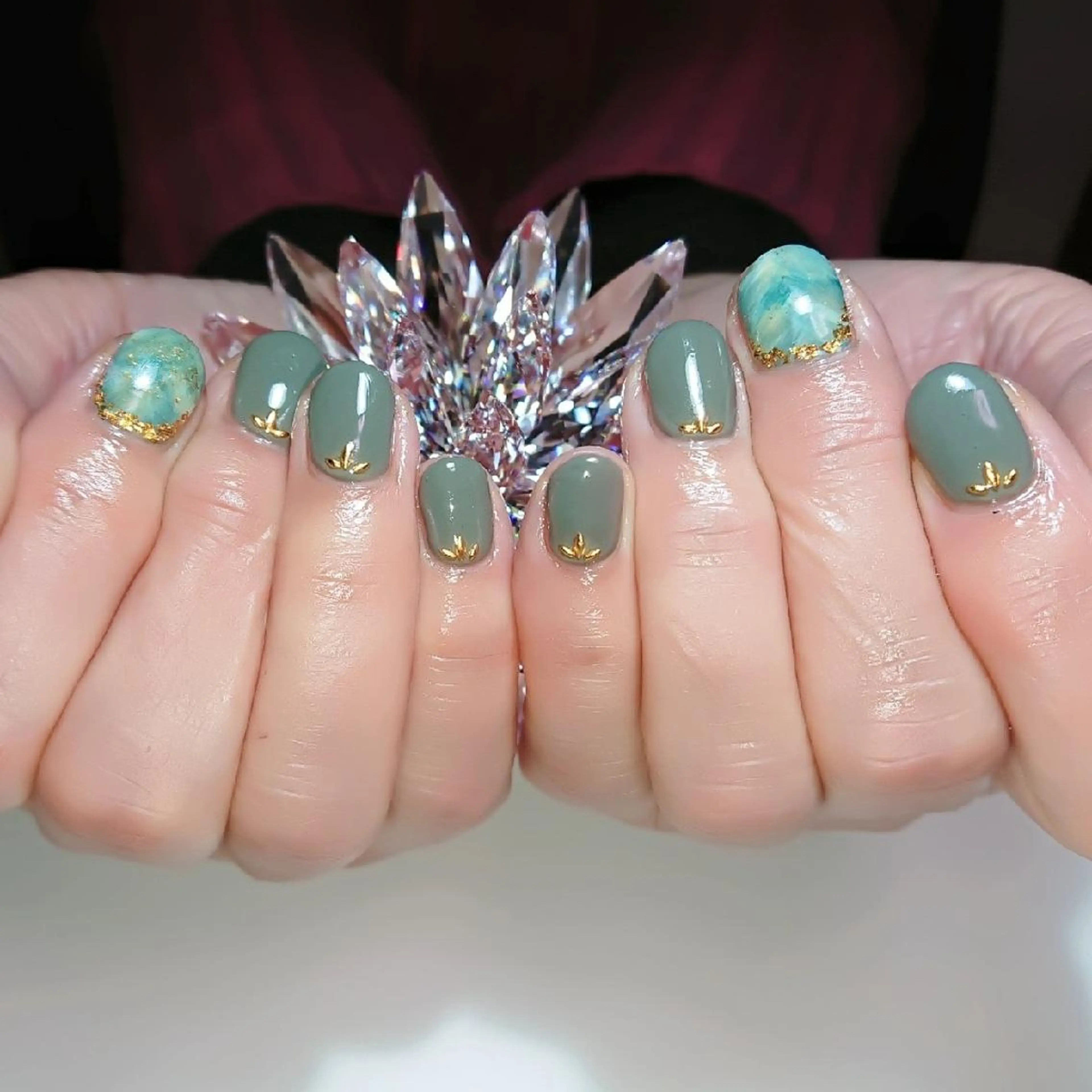 ショート ネイル 下妻市ﾈｲﾙｻﾛﾝ M_styleのネイルデザイン