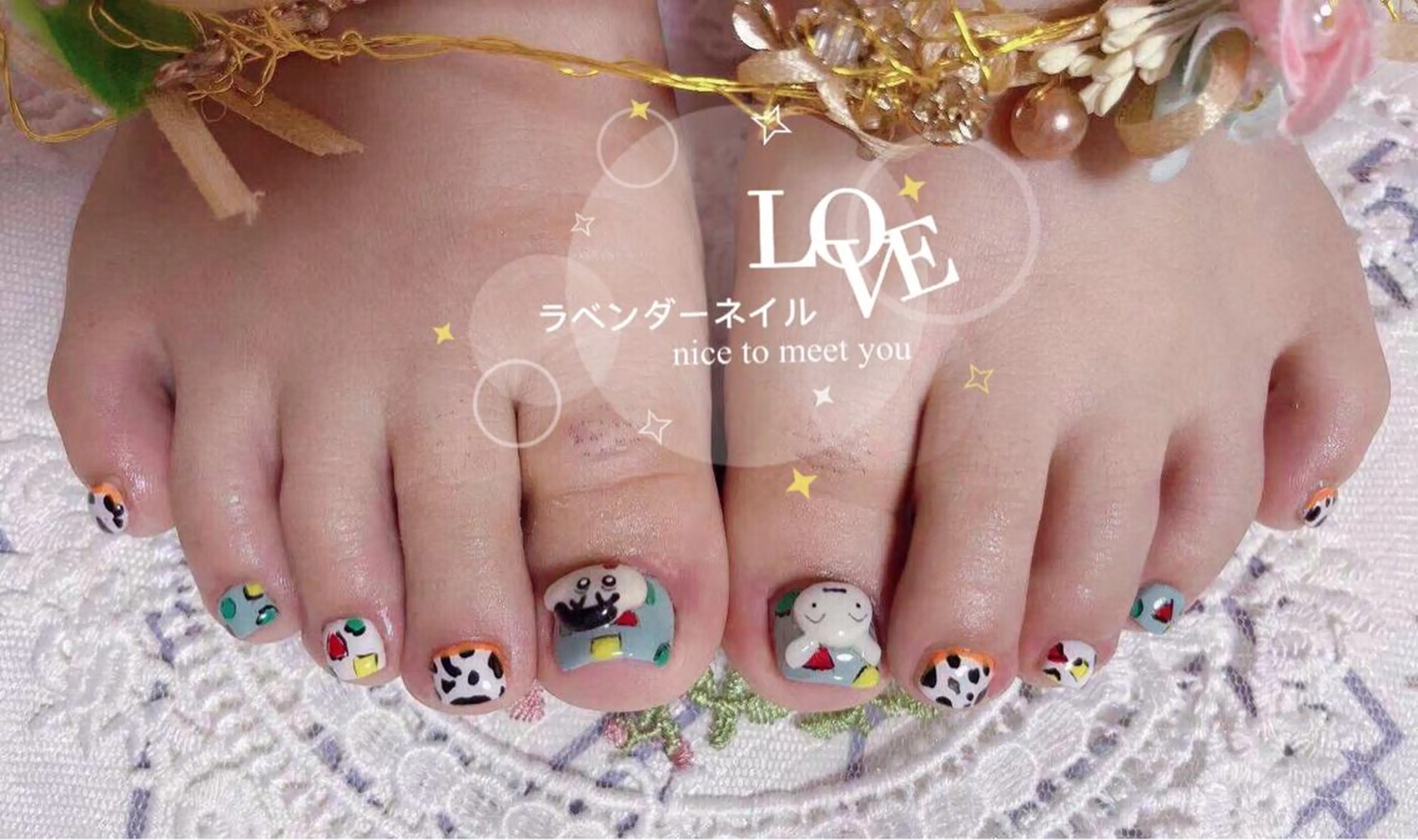 ネイル ラベンダー💖日暮里 ルル💖ネイルのネイルデザイン