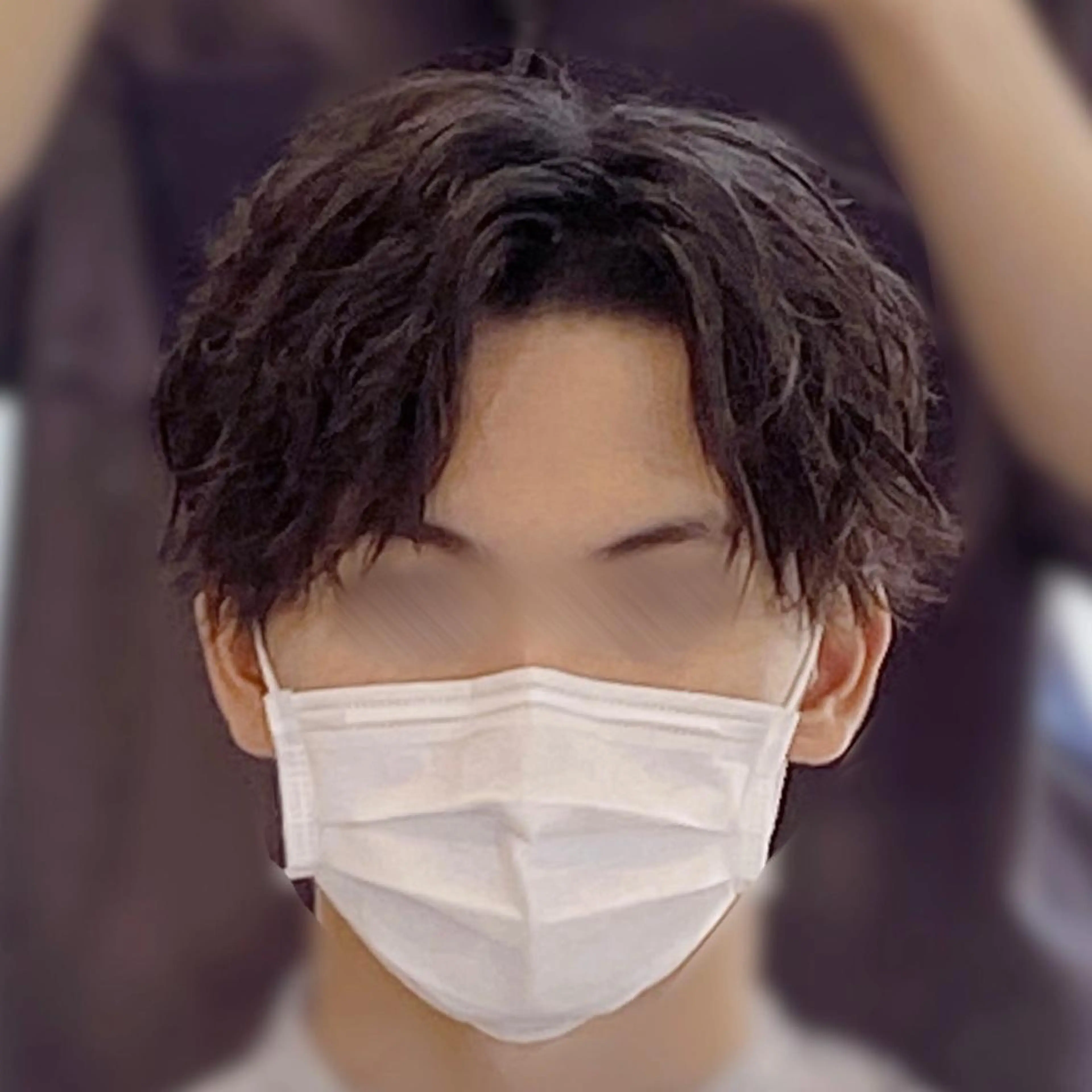 パーマ メンズ センターパート カット パーマ トリートメント メンズ縮毛矯正 ♠️店長下平隼人のヘアスタイル