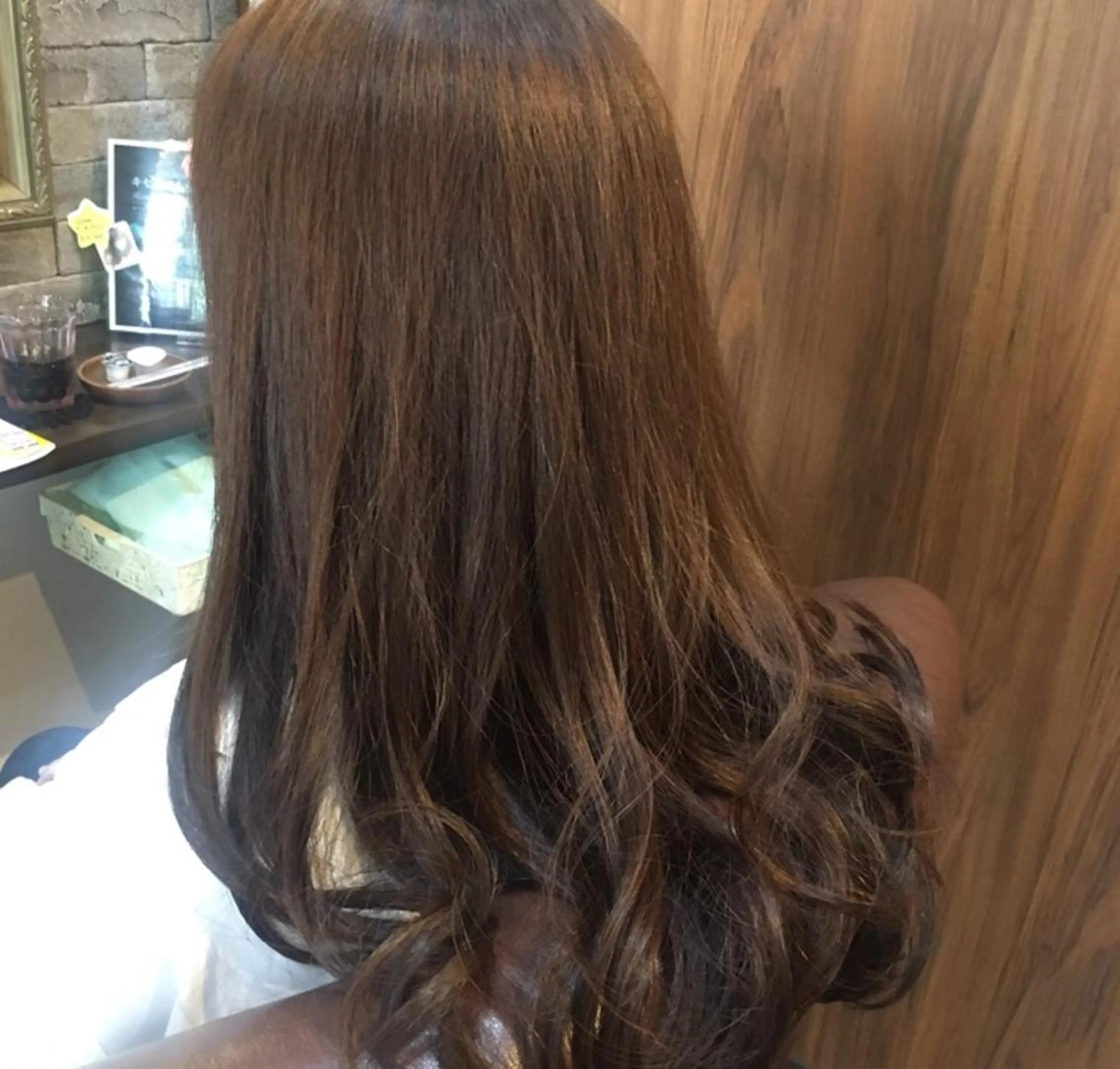 ロング カラー パーマ HairDesign Azurのヘアスタイル